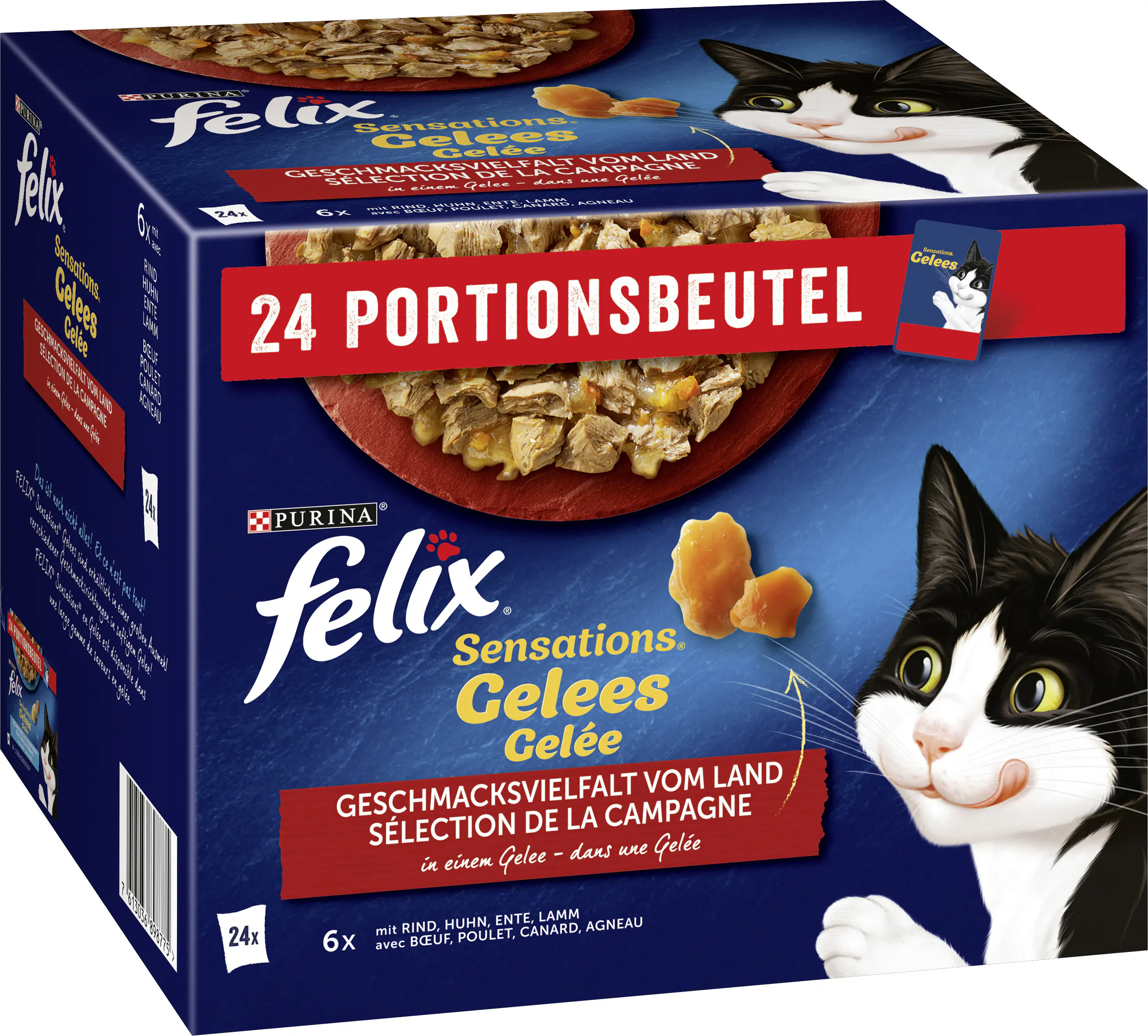 Felix Sensations Gelees Geschmacksvielfalt vom Land 24x 85g