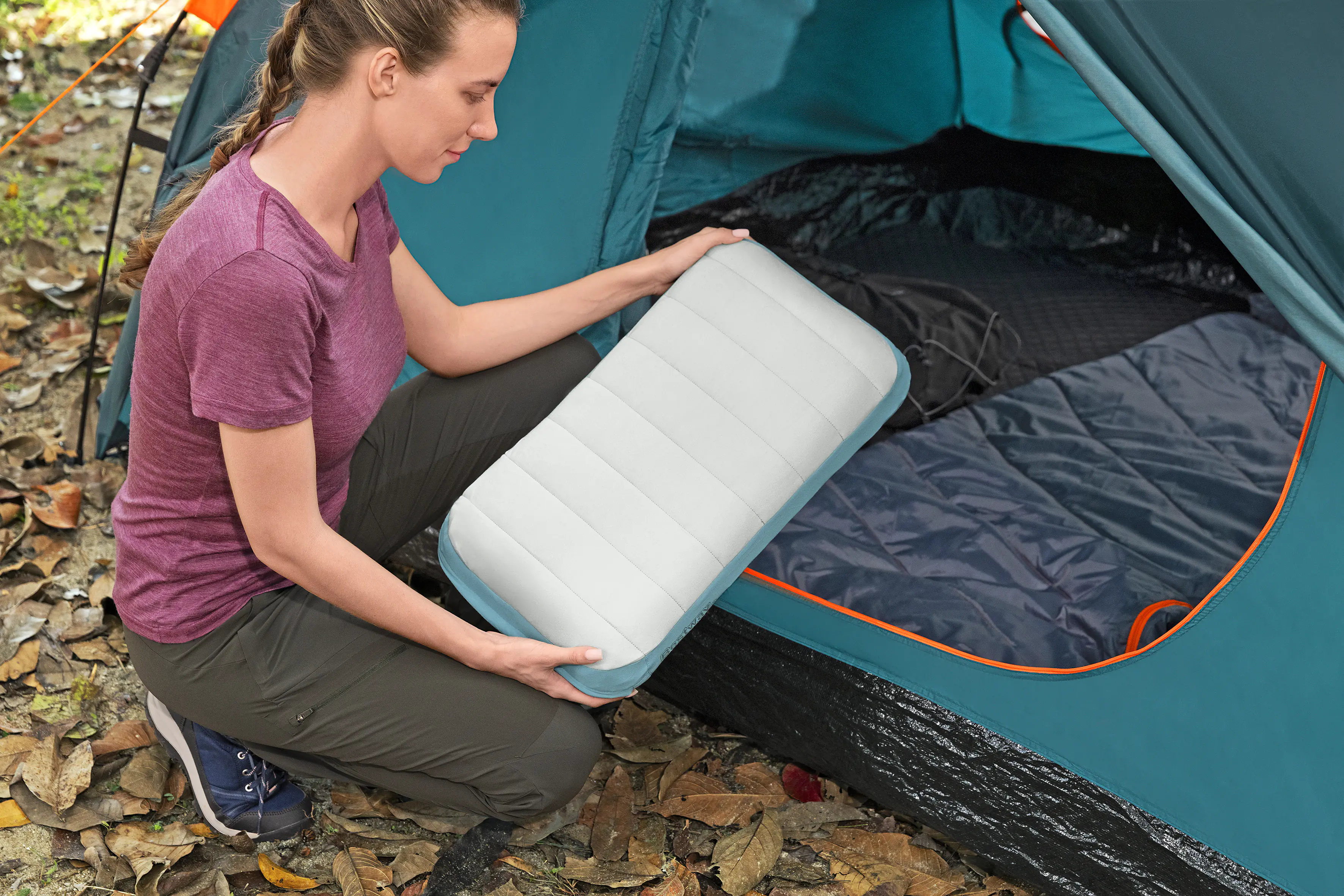 Bestway Luftkissen Alpinelie türkis 50 x 28 x 12 cm Bestway Luftkissen Alpinelie türkis 50 x 28 x 12 cm