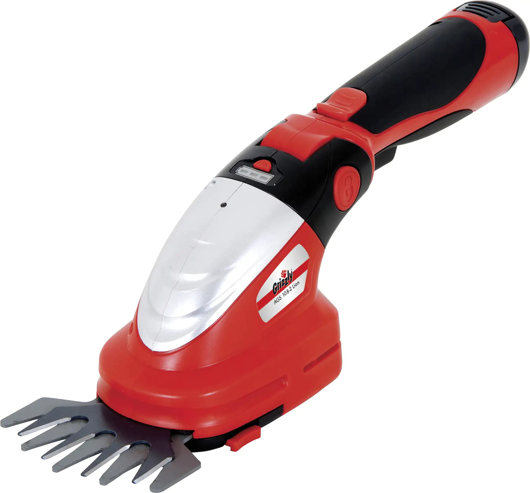 4035485018697 Grizzly Tools Akku Gras u. Strauchschere AGS 108-2 Li 8 cm Schnittbreite