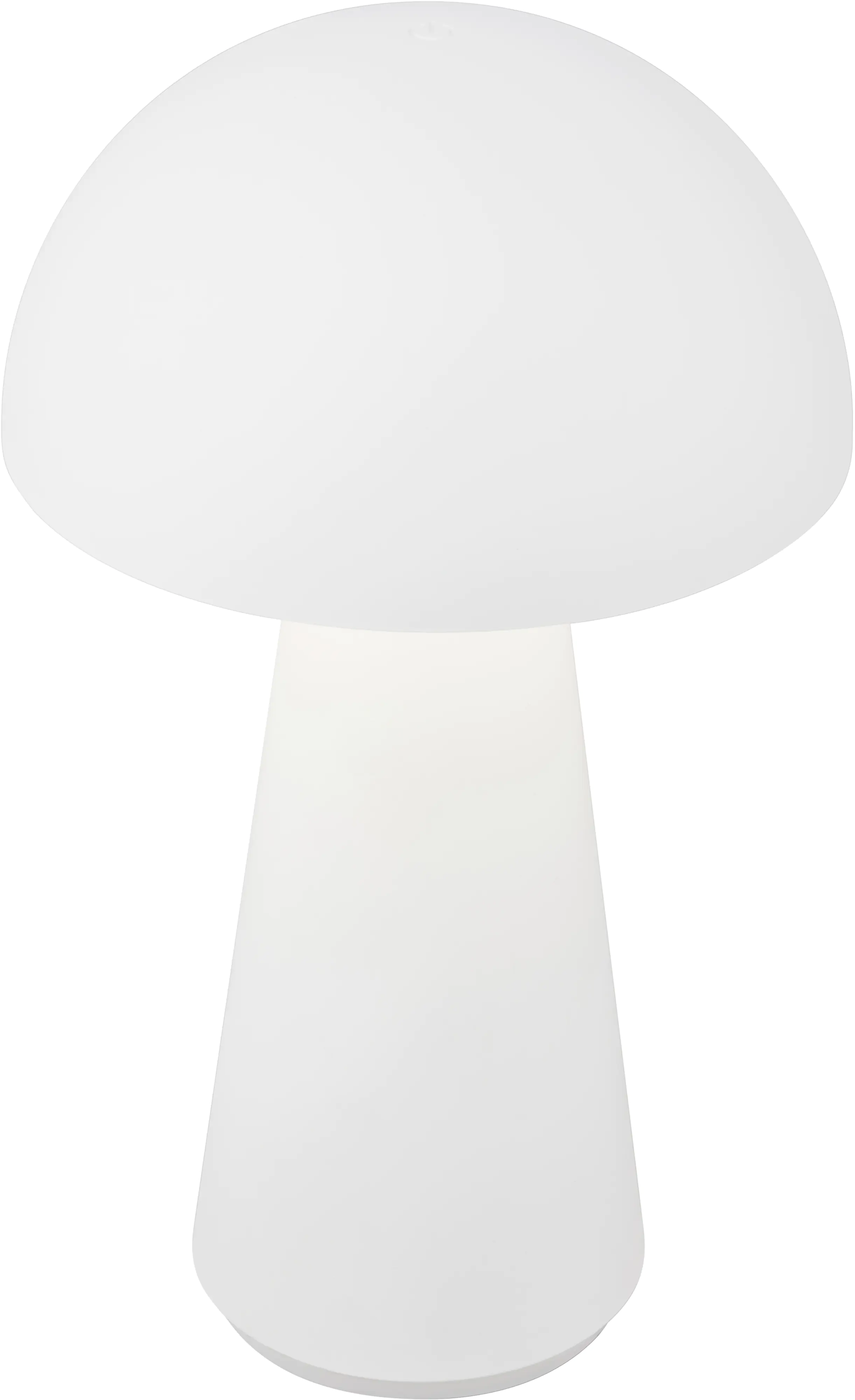 Briloner LED Akku-Tischleuchte Fungo weiß 28 x 16 cm warmweiß