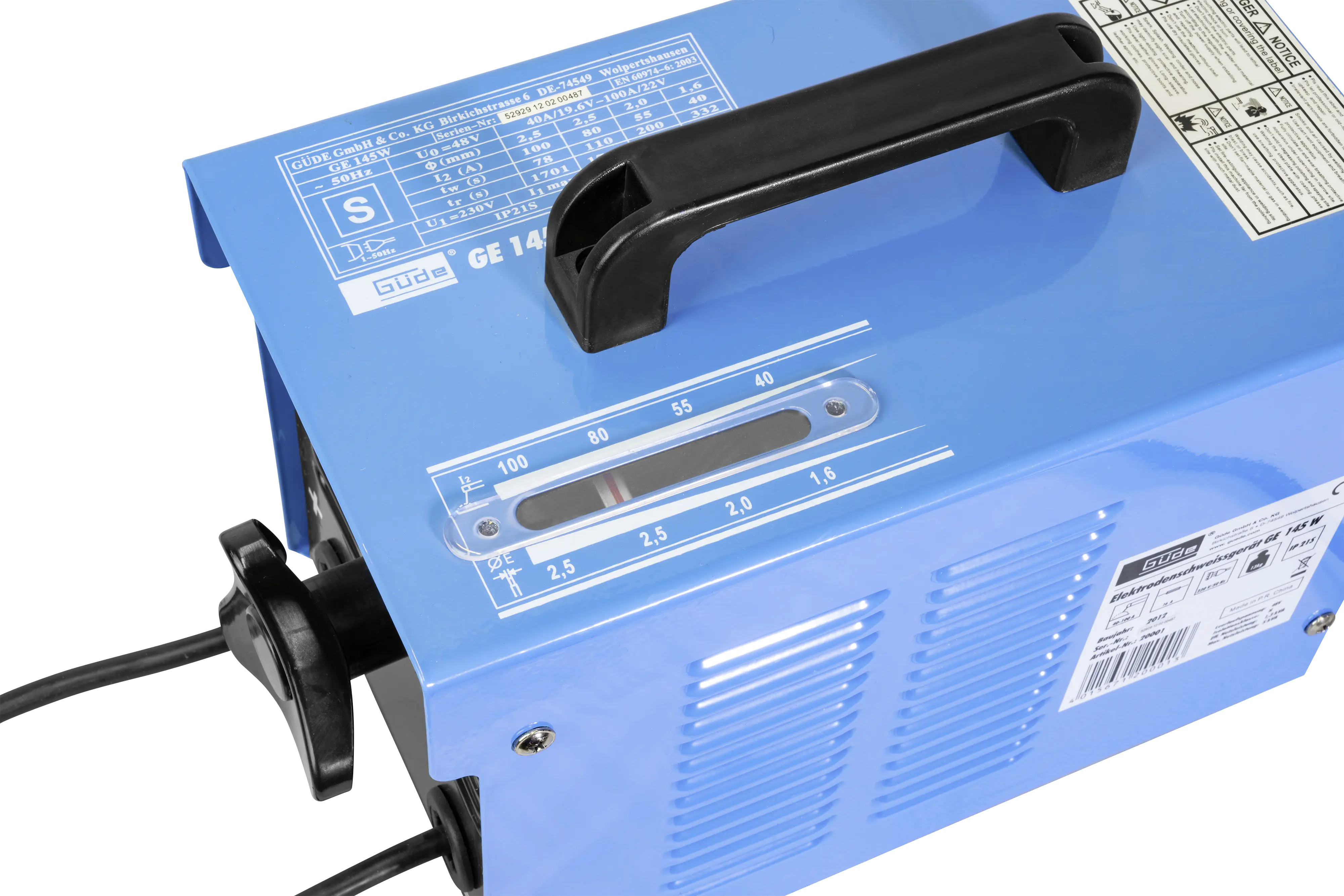 Güde Elektroden-Schweißgerät GE 235 TC 230/400 V, 50-190 A