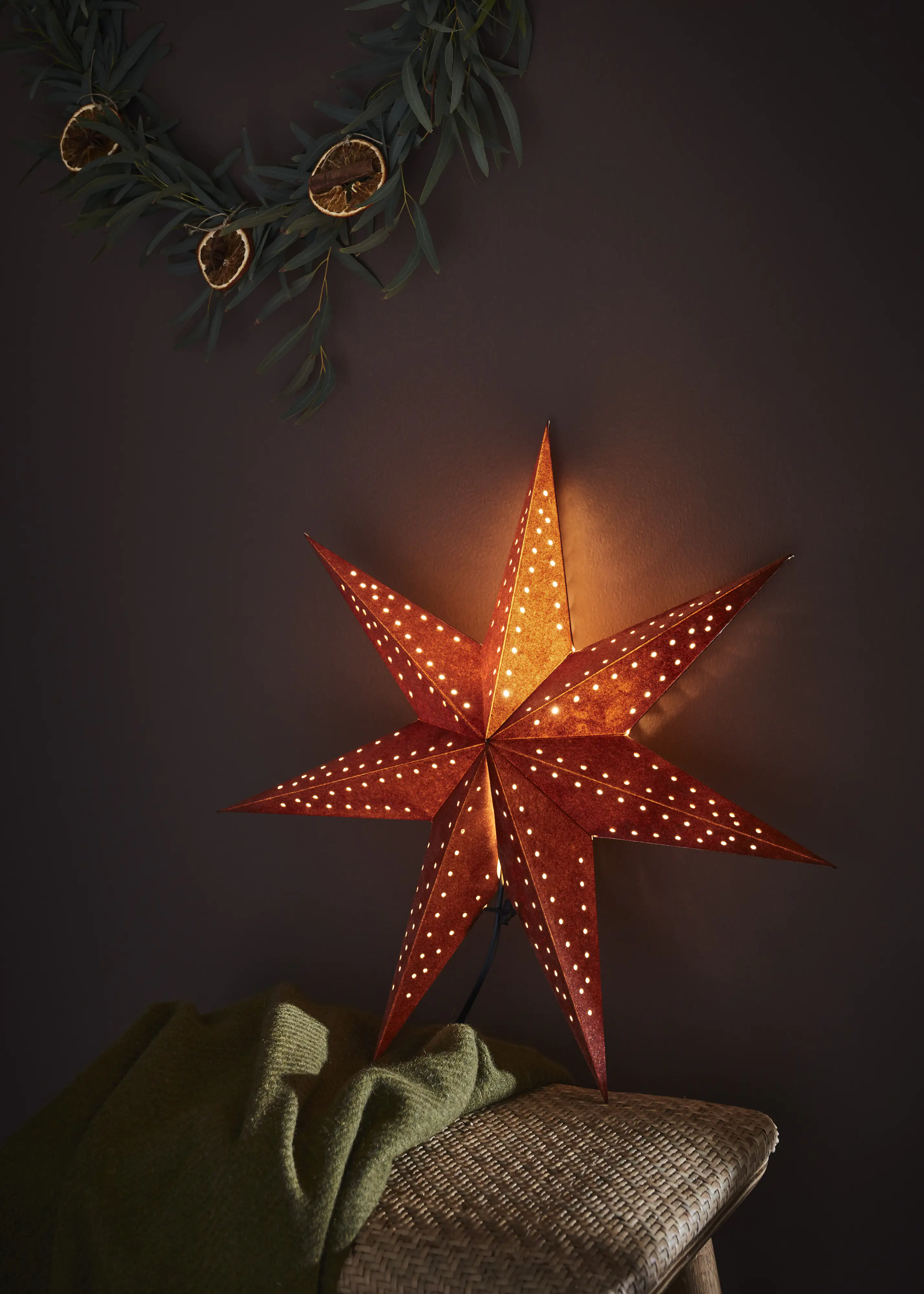 Markslöjd EMBLA Hängestern braun 45 x 16 x 45 cm