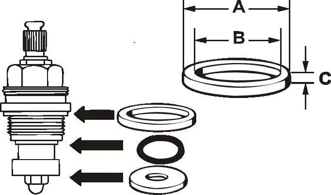 Cornat Dichtungssortiment für Ventiloberteile