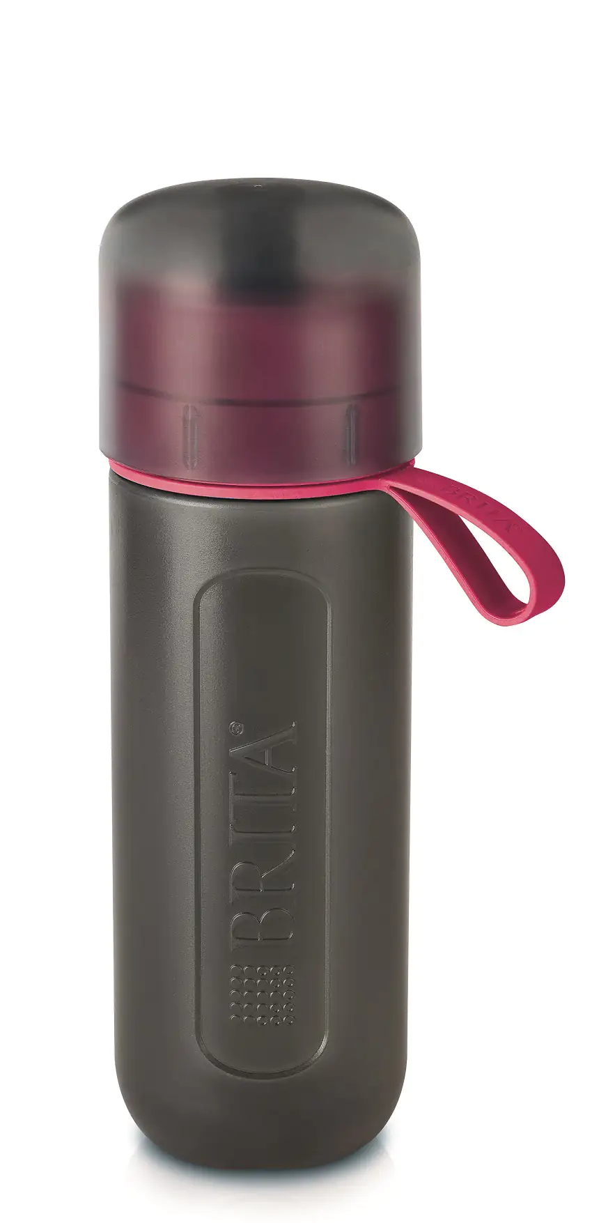Brita Wasserfilter-Sportflasche Fill & Go Active zum Drücken 0,6 L pink Brita Wasserfilter-Sportflasche Fill & Go Active zum Drücken 0,6 L pink