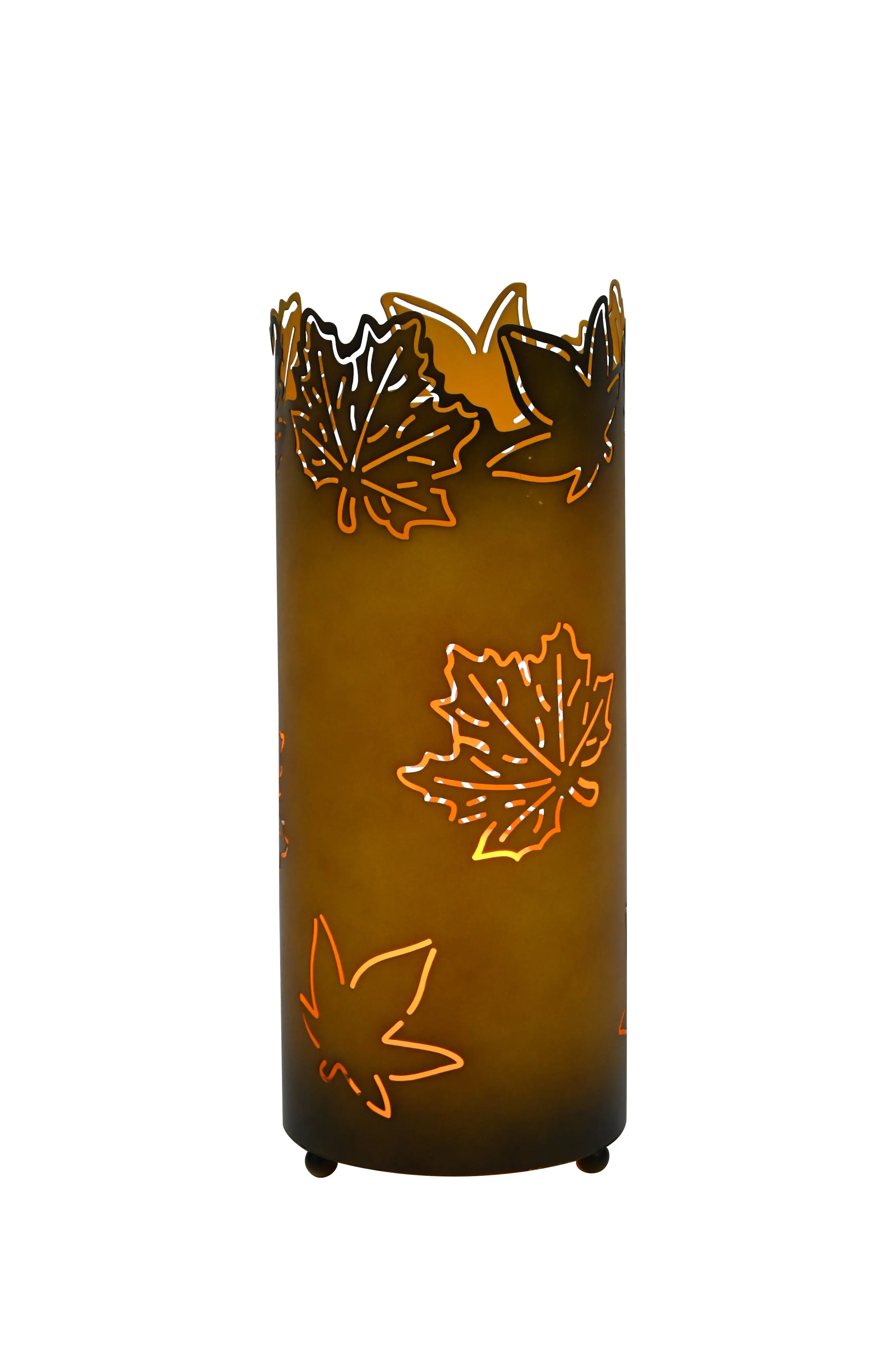 TrendLine LED Windlicht 30 cm batteriebetrieben warmweiß kupfer