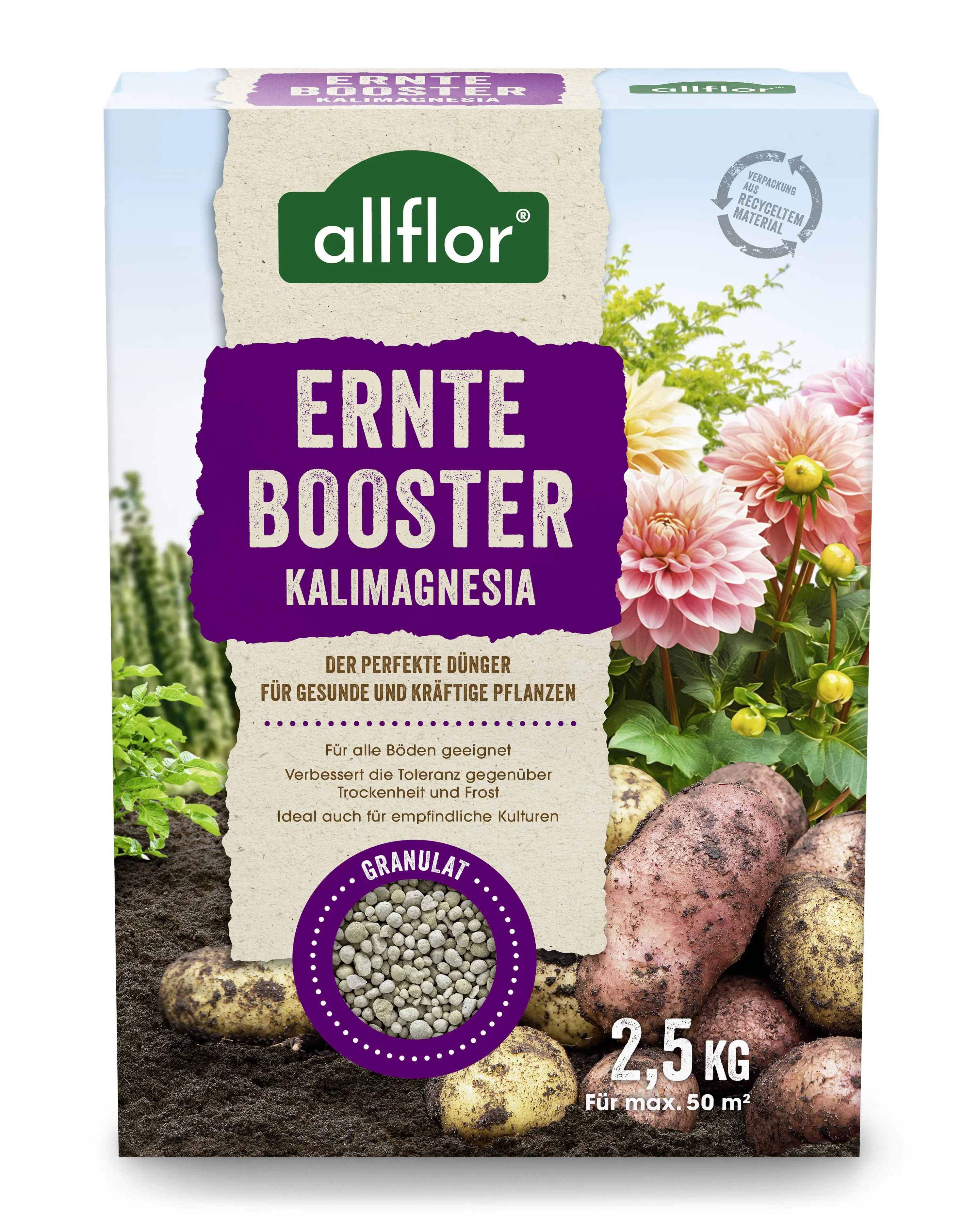 Allflor Dünger Erntebooster Kalimagnesia 2,5 kg