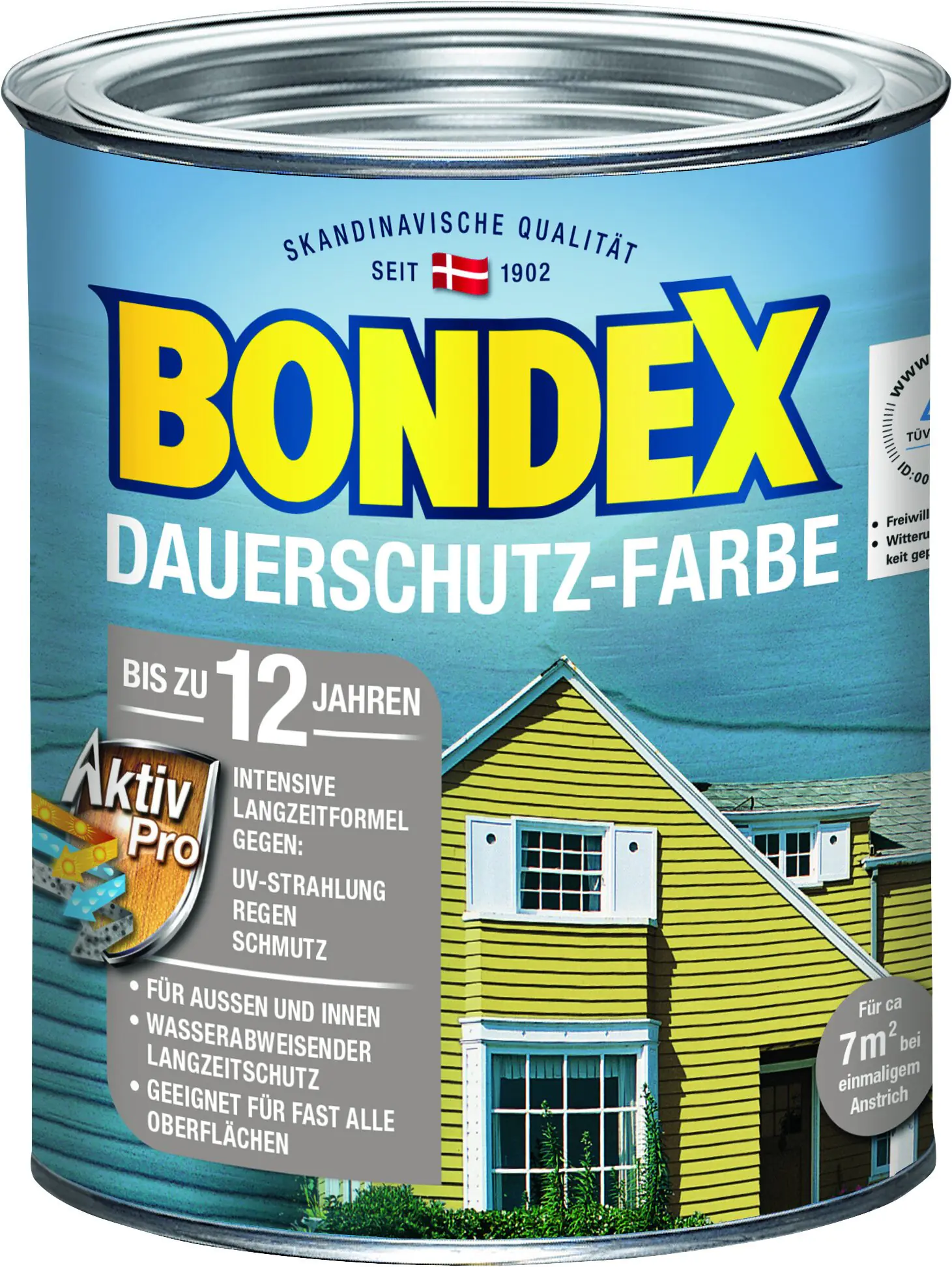 Bondex Dauerschutz-Holzfarbe 750 ml morgenweiß