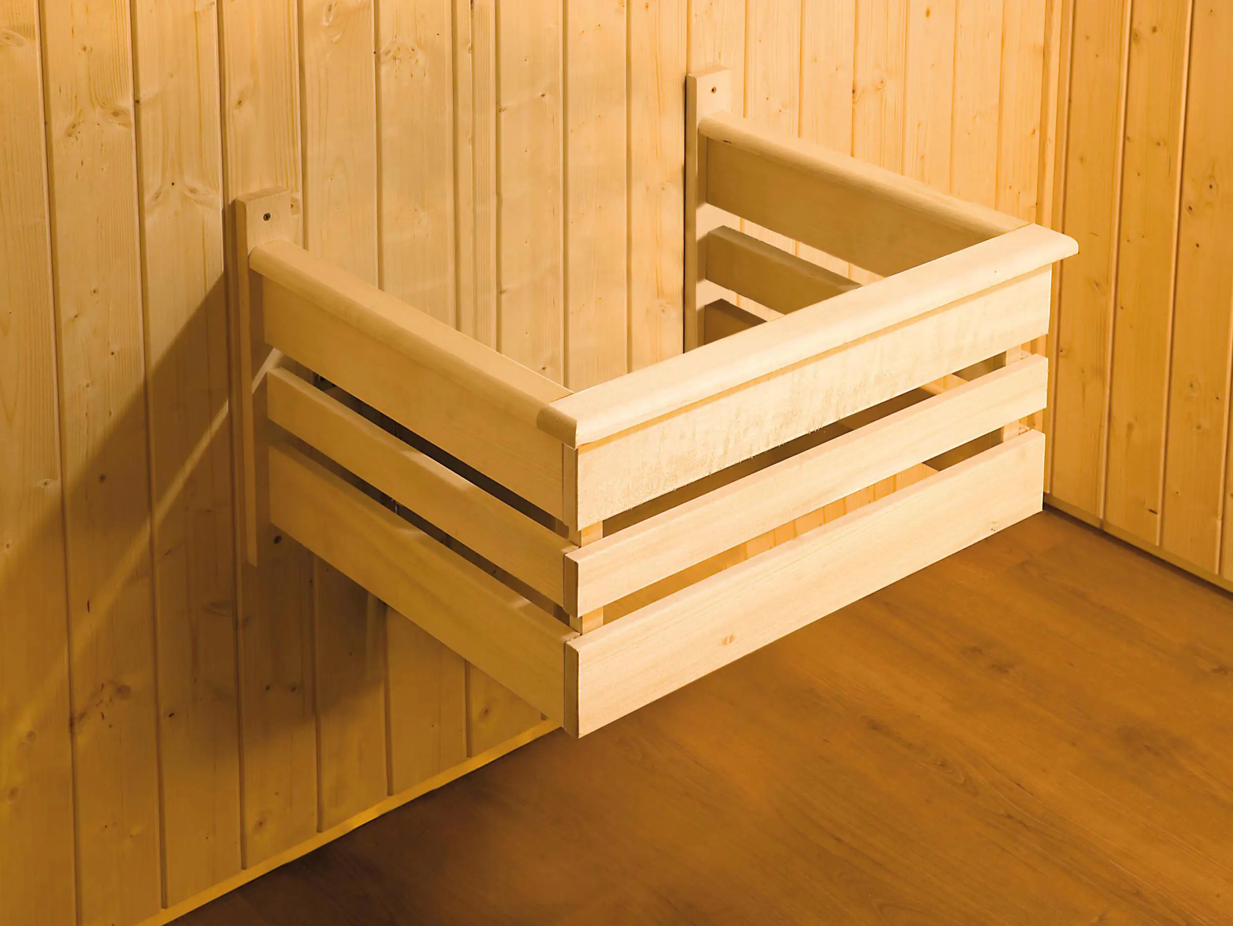 Weka Element-Sauna Halmstad 2 mit Glastür Weka Element-Sauna Halmstad 2 mit Glastür