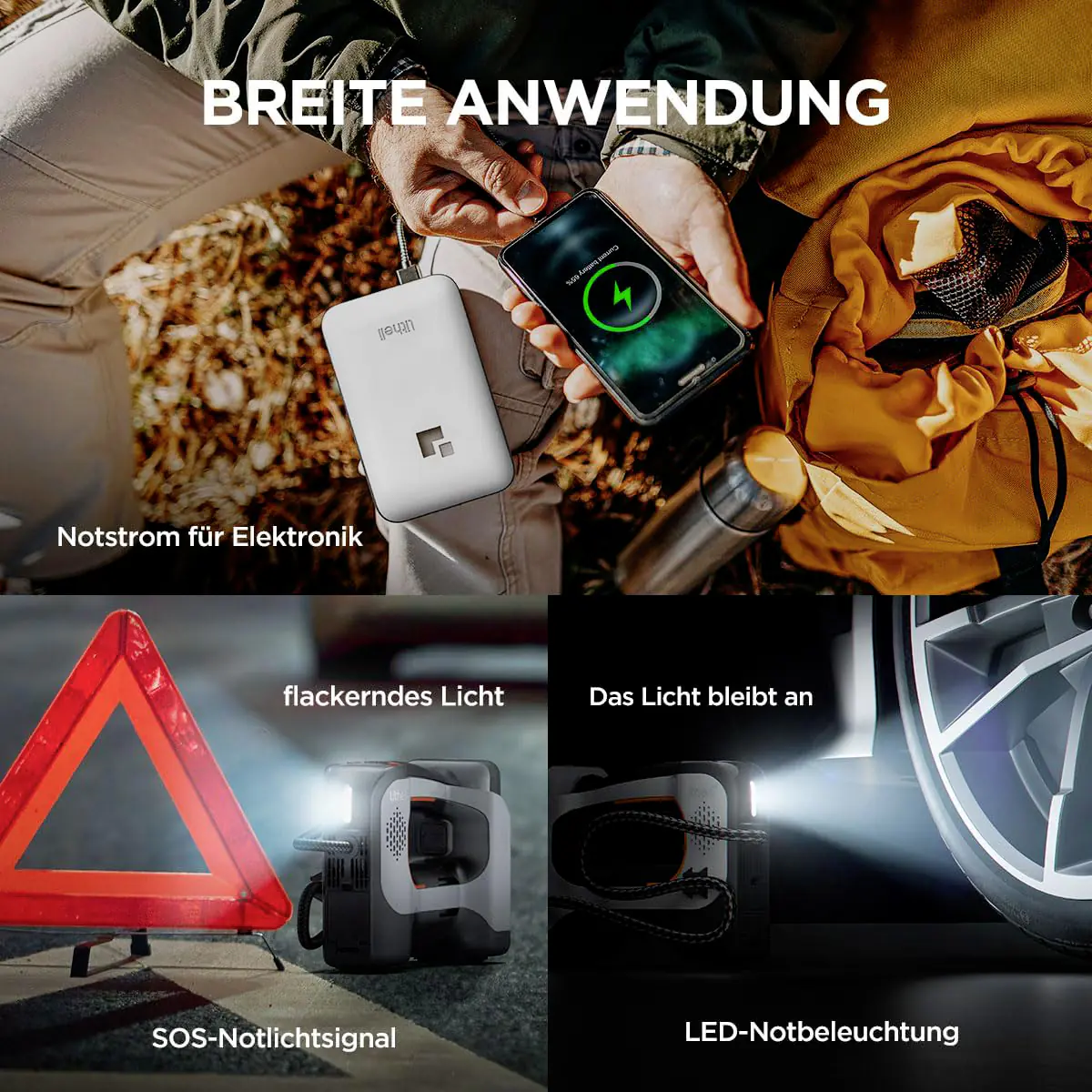 Litheli Akku-Kompressor MONO 20 V ohne Akku