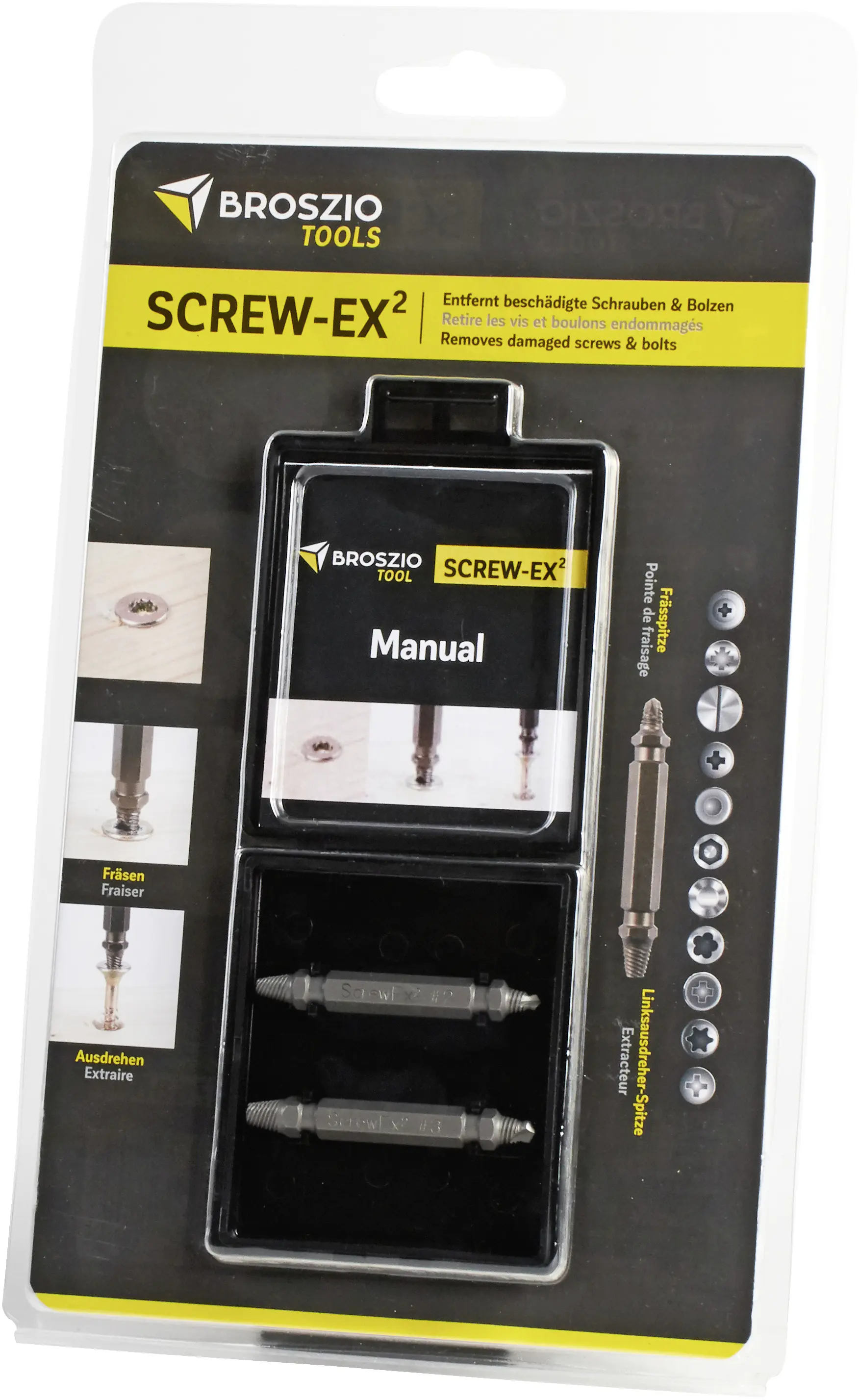 Broszio Schraubenentferner Screw-Ex2
