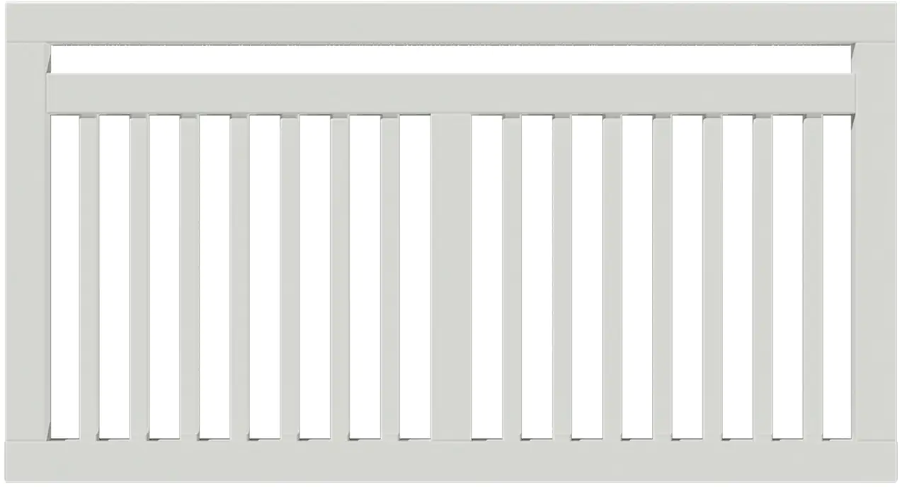 Plus Zaun Linea 150 x 80 cm RAL 9010 Weiß kaufen Globus Baumarkt