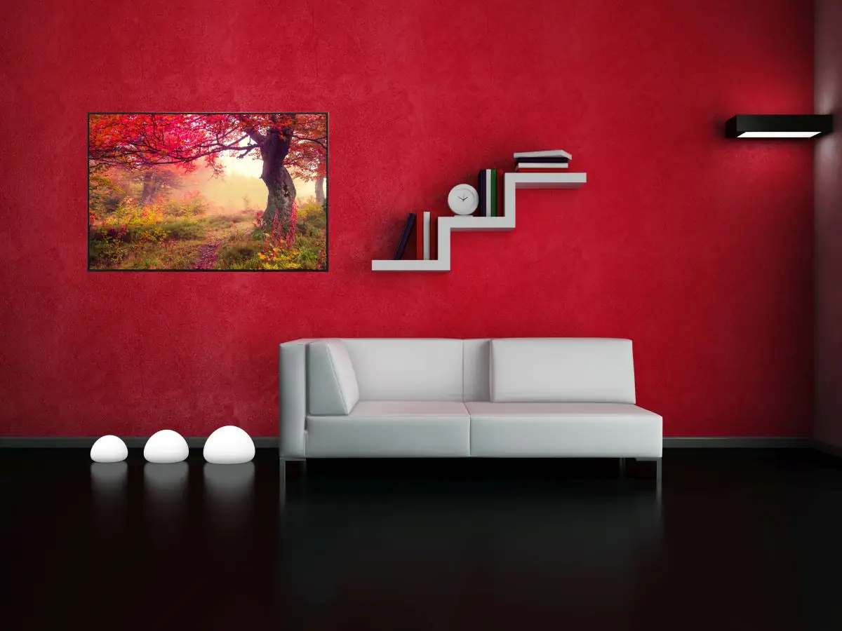 papermoon Infrarotheizkörper EcoHeat 60X100 cm 800 Watt, Herbstwald