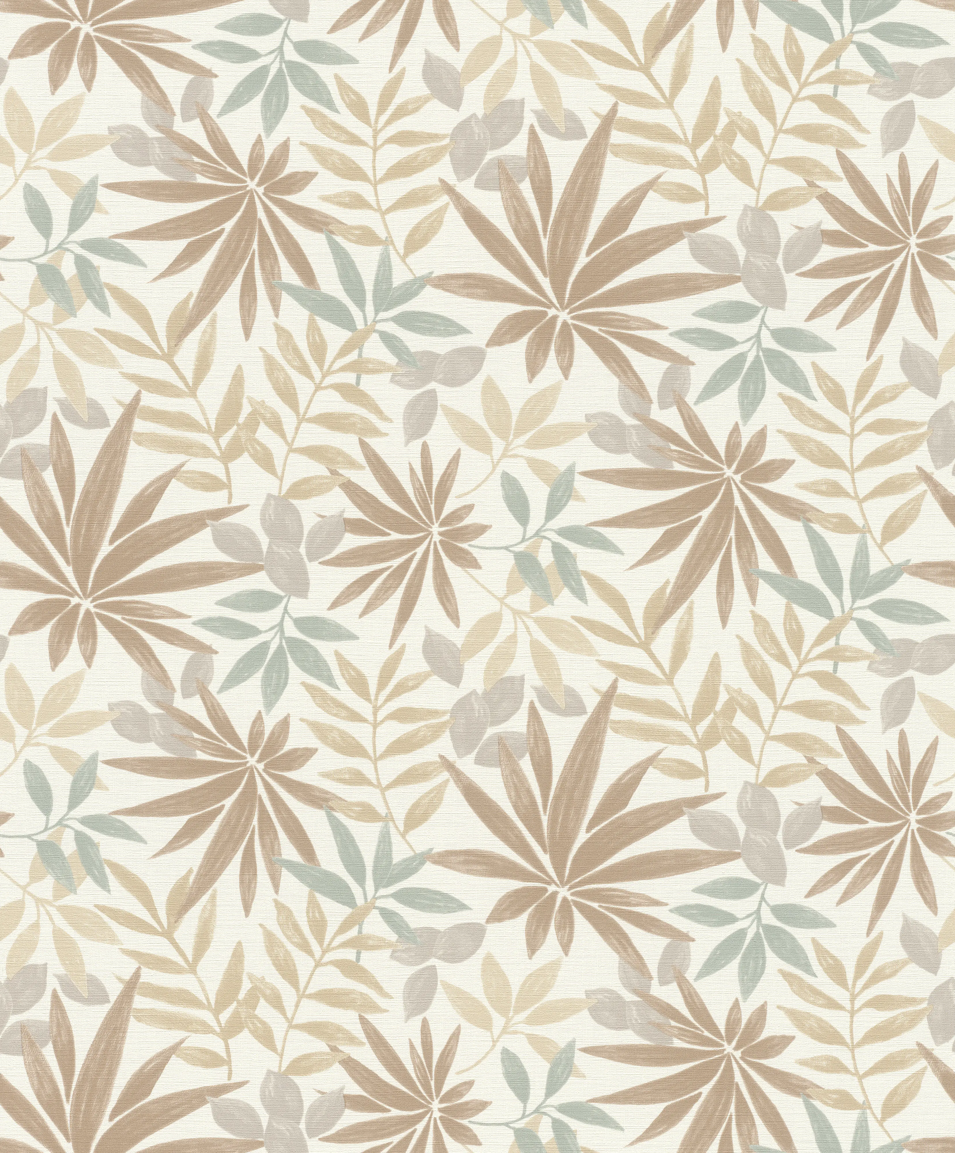 Rasch Vliestapete Country Charme Blätter bunt 10,05 x 0,53 m