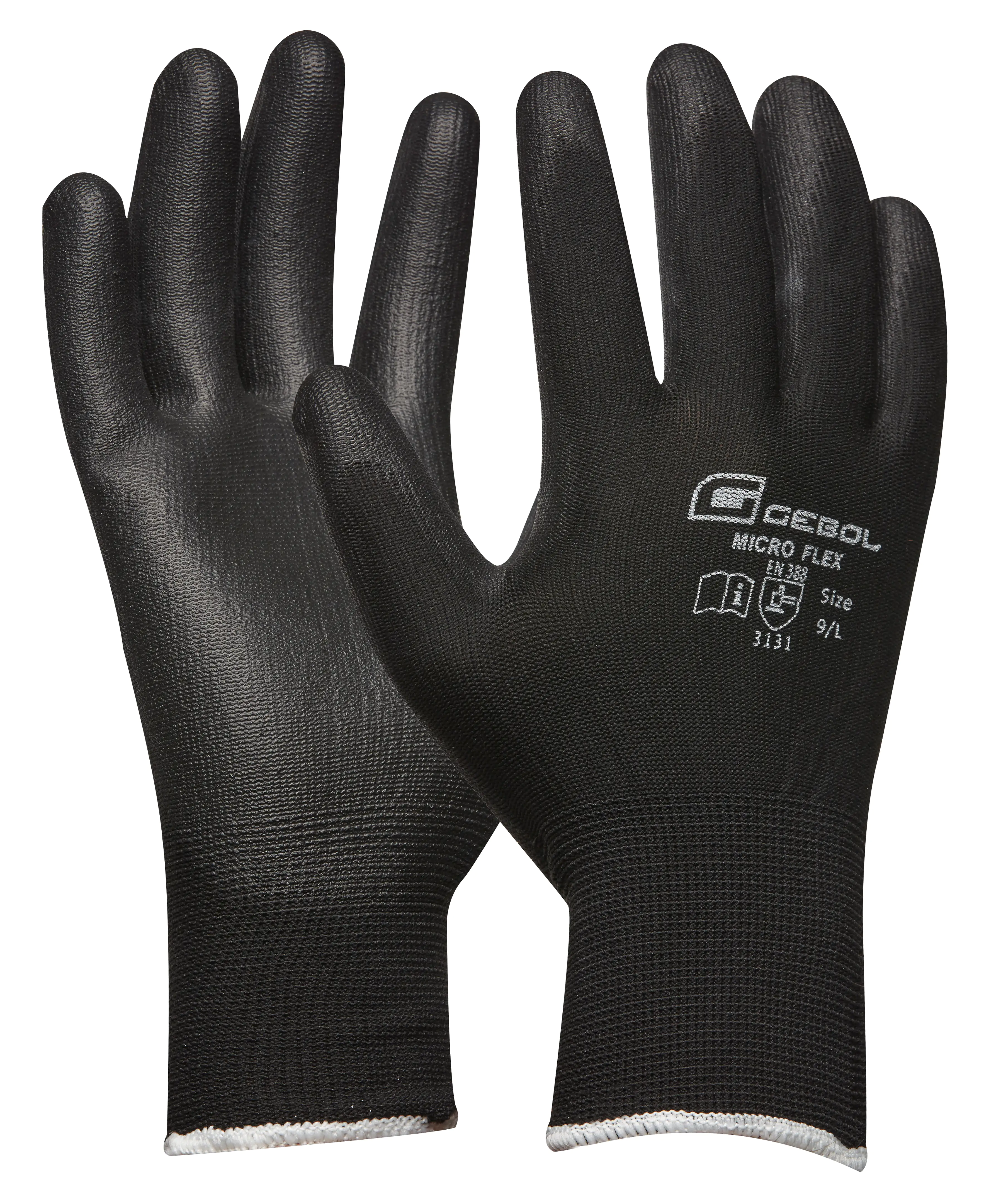 9002701719176 Gebol Handschuh Nano Flex schwarz
