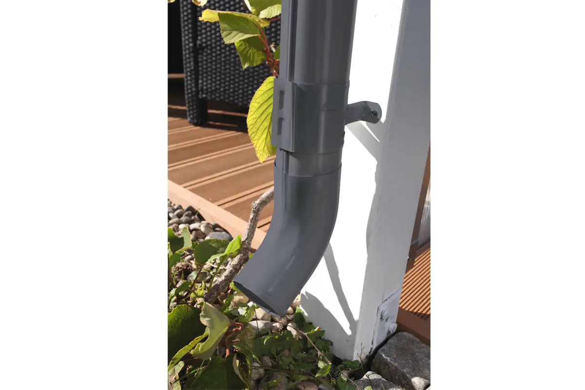 SKAN HOLZ Regenrinnen-Set 648 cm Stahl verzinkt u. anthrazit