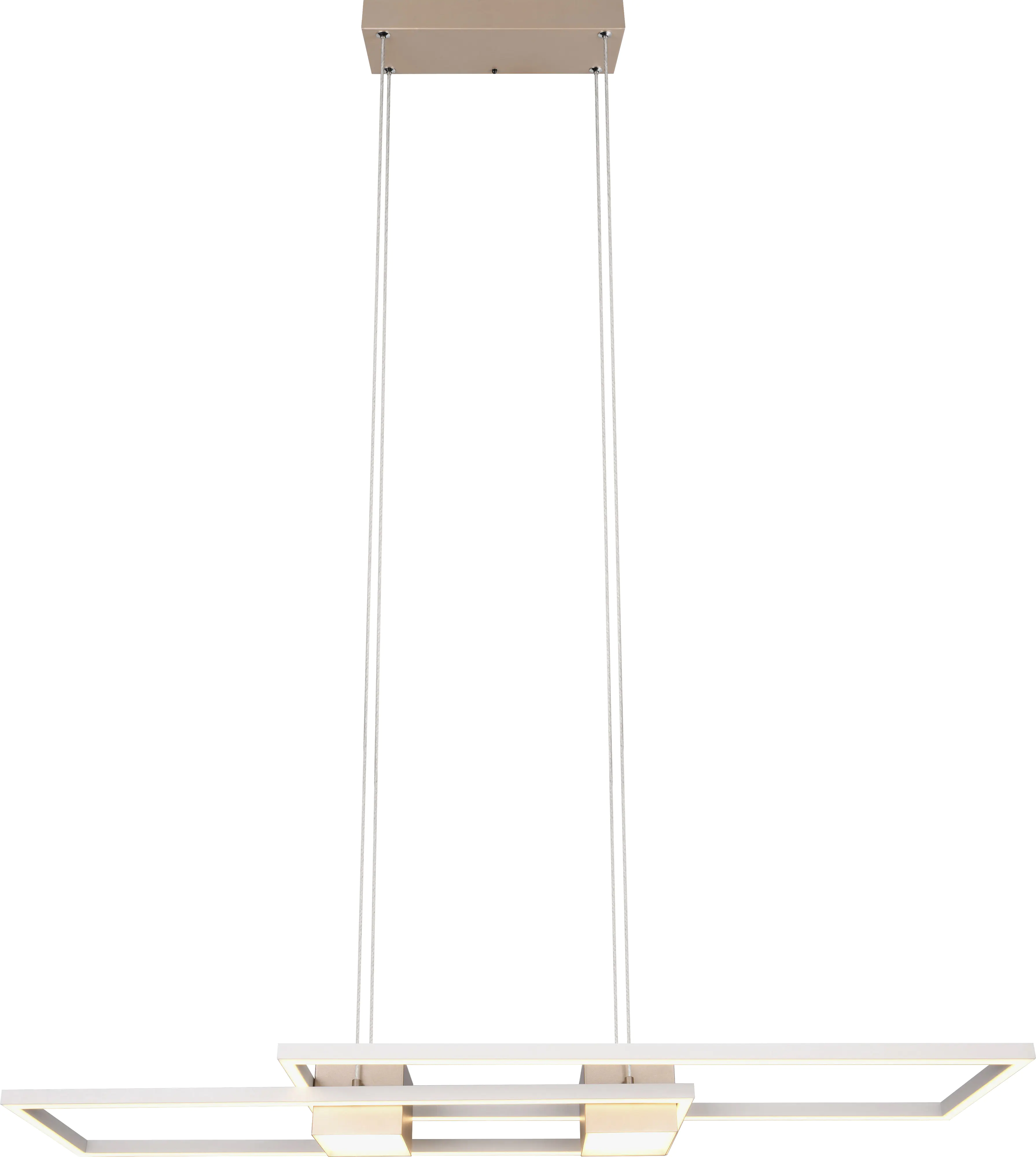 Trio Leuchten LED Pendelleuchte Albany 37W, warmweiß-kaltweiß, coffee