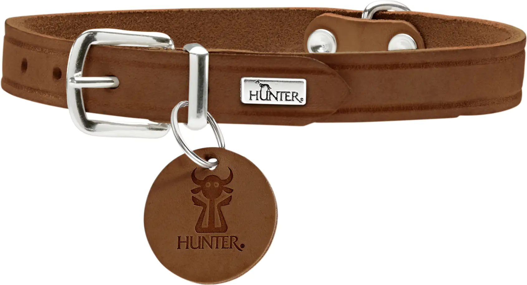 4016739660596_1808313 Hundehalsband Aalborg 60 cm , cognac