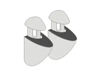 Dolle Metallclip-Set Jam-Set, Silber, 6-20 mm