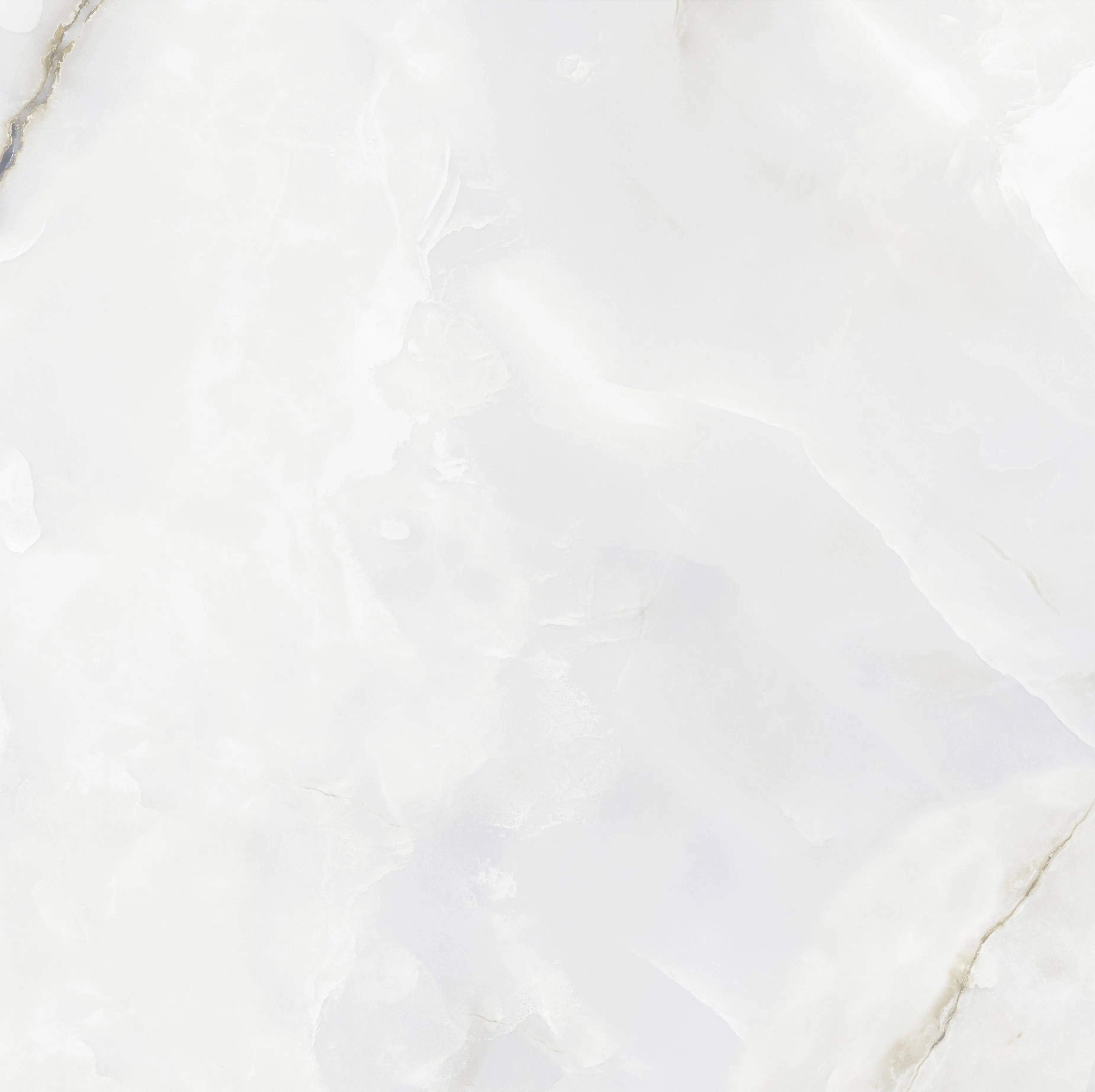 Bodenfliese Feinsteinzeug Bianco Christal 120 x 120 cm weiß