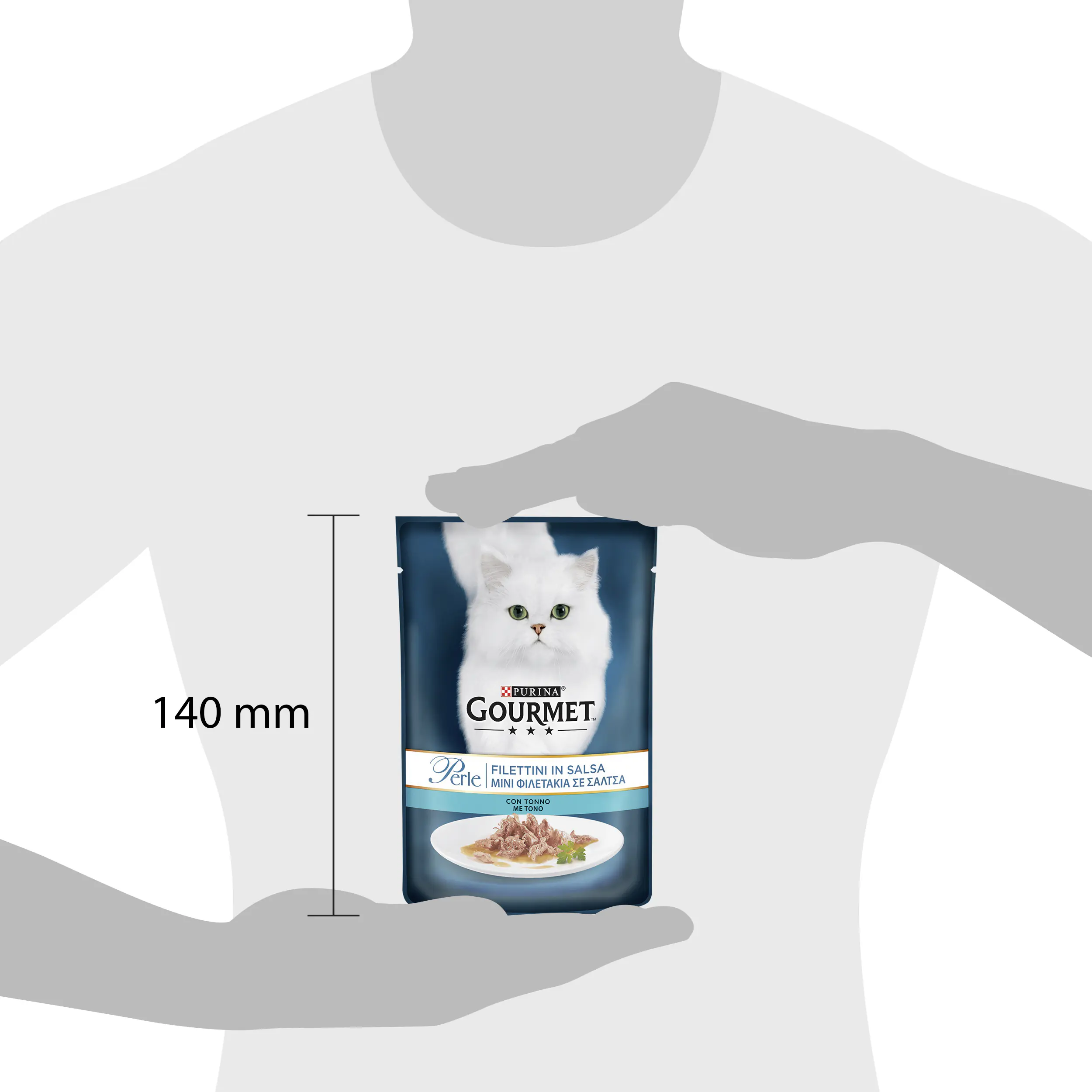 Gourmet Perle Erlesene Streifen mit Thunfisch 85 g