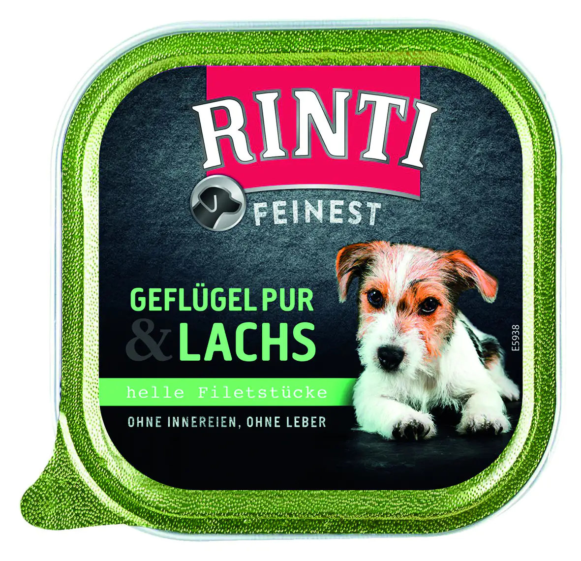 Rinti Feinest Hundenassfutter Adult 150 g Geflügel pur & Lachs