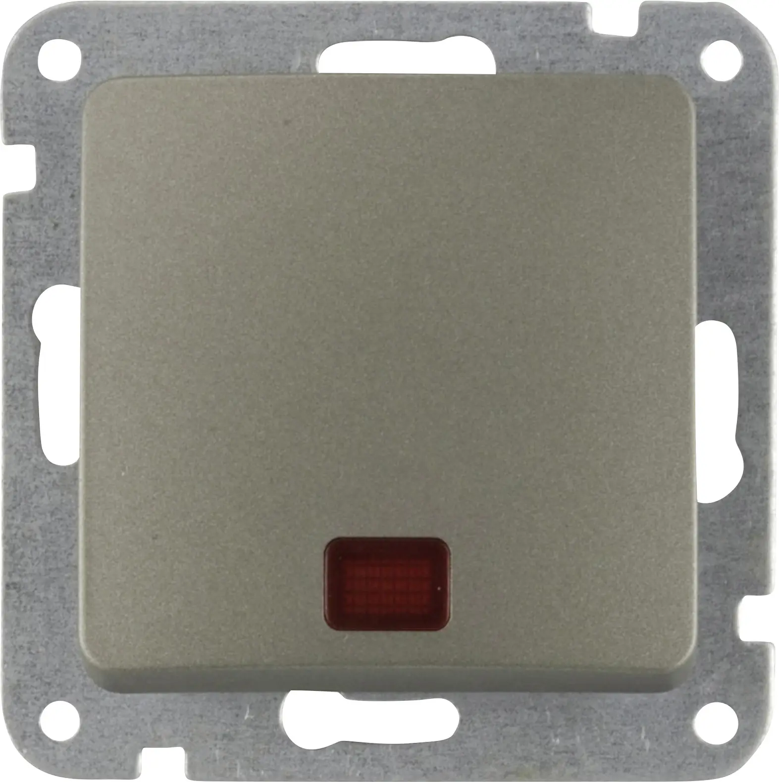 Unitec Kontroll-Wechselschalter Monaco mit Wippe platin