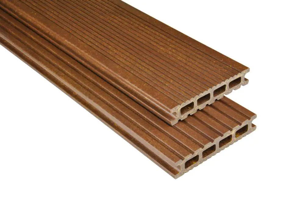 Kovalex Terrassendiele WPC 14,5 x 2,6 cm walnuss mattiert Meterware Kovalex Terrassendiele WPC 14,5 x 2,6 cm walnuss mattiert Meterware
