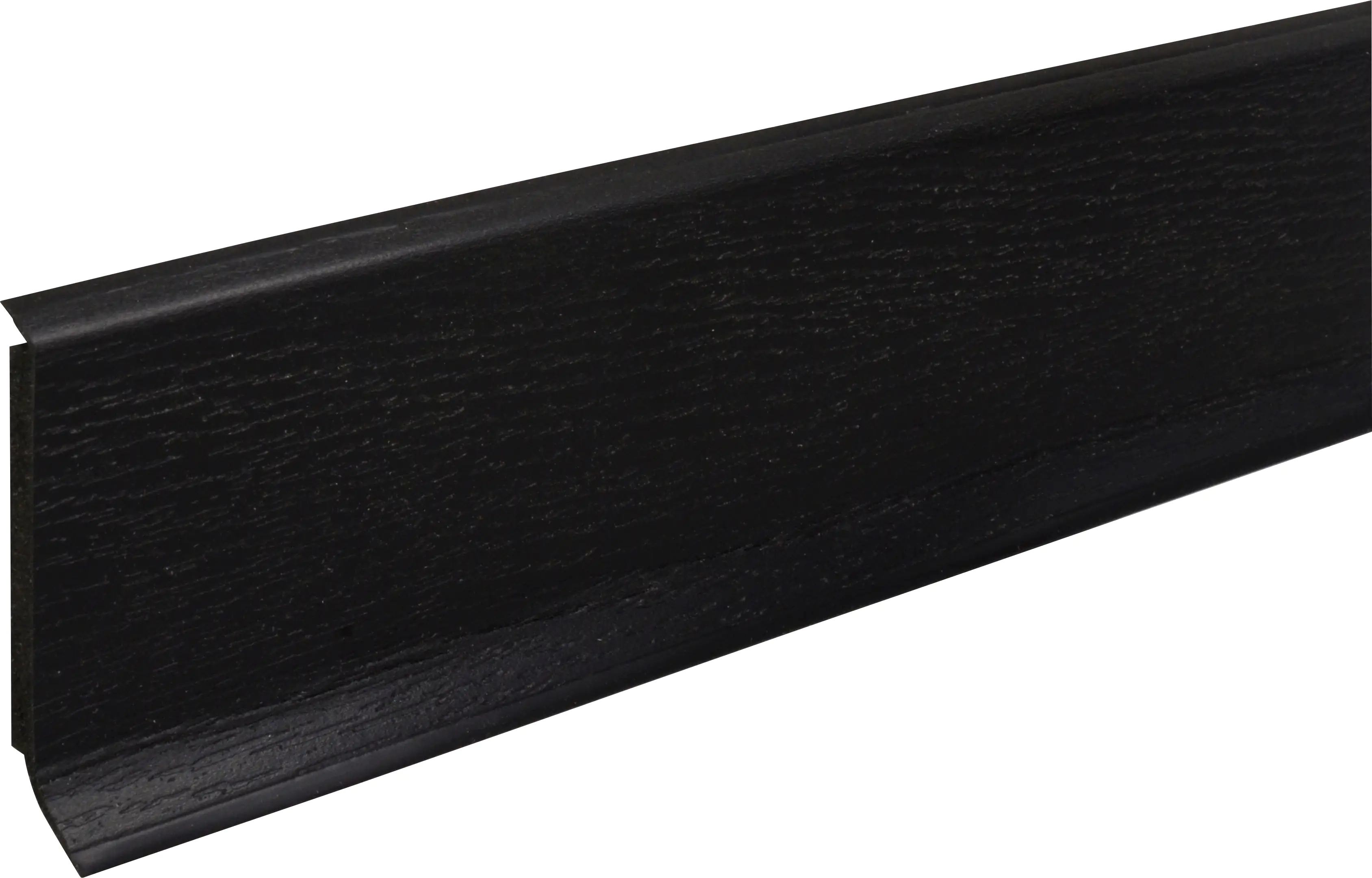 FN Neuhofer Kernsockelleiste 250 cm 60 x 14 mm schwarz