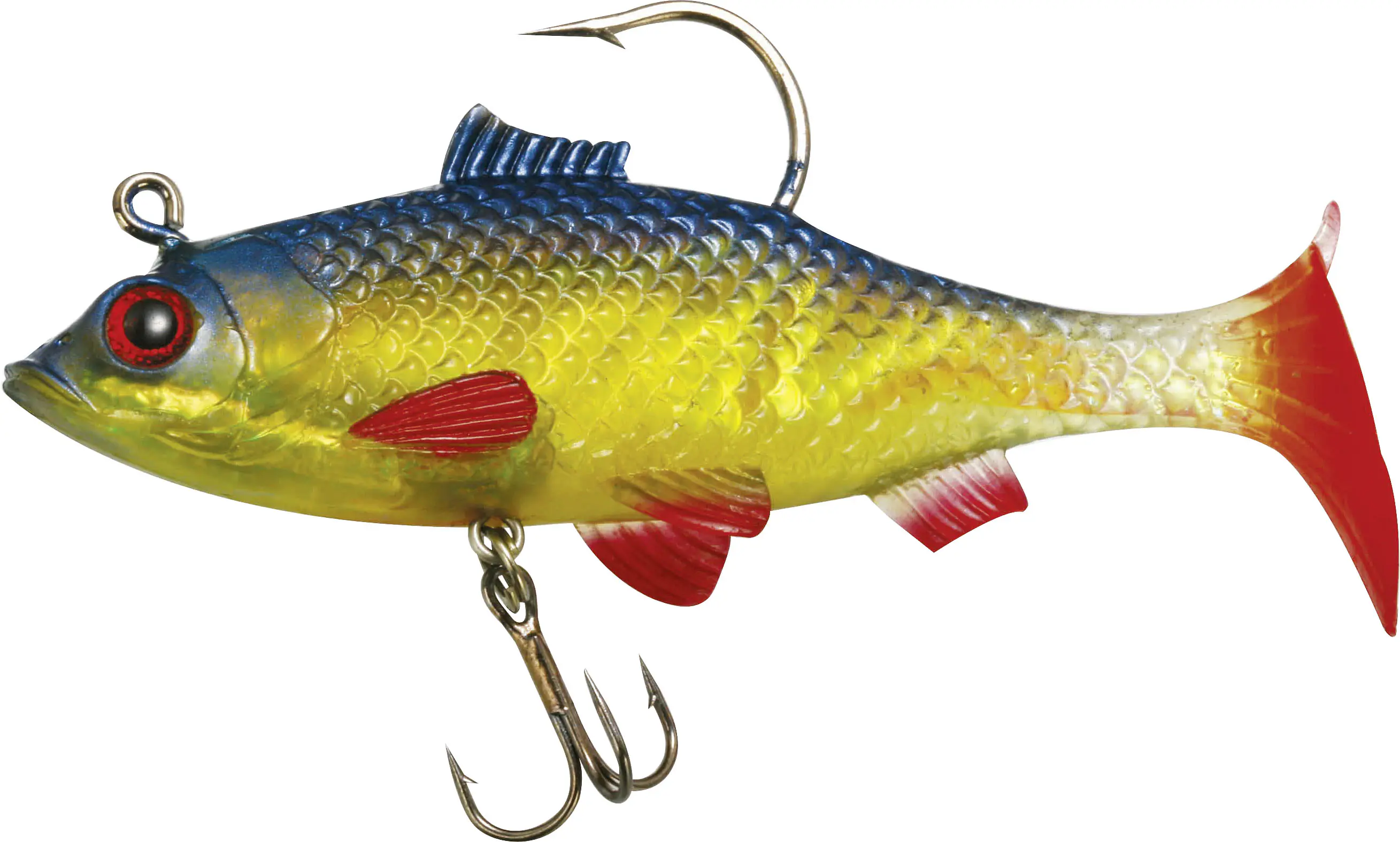 Paladin Kunstköder 10cm Rotfeder 2 Stück