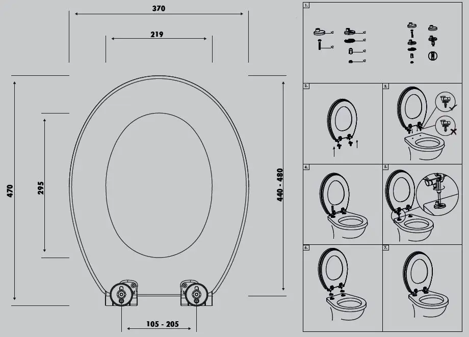 Primaster WC-Sitz mit Absenkautomatik Steg weiß MDF Primaster WC-Sitz mit Absenkautomatik Steg weiß MDF