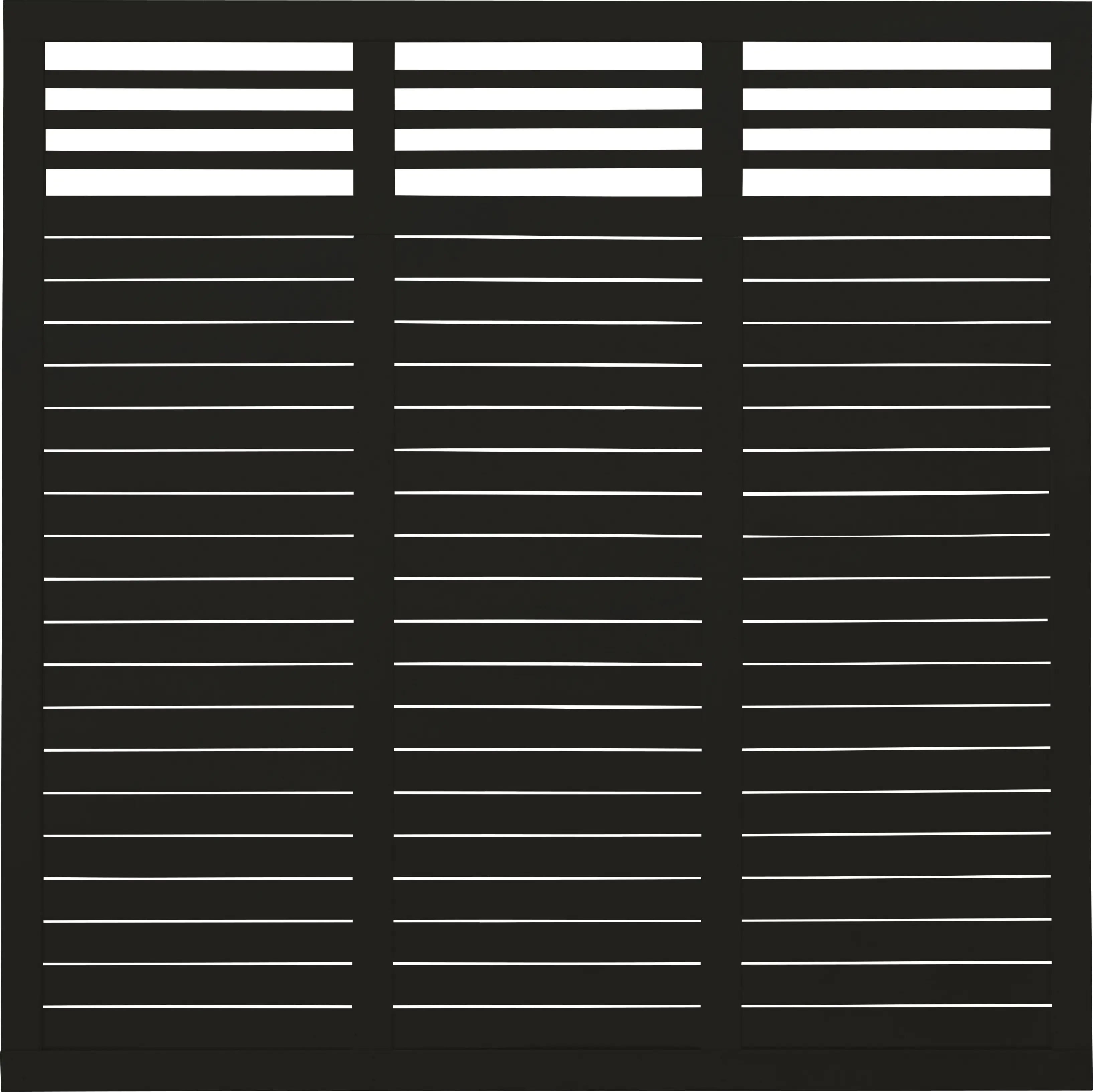 Plus Tor Decora 180 x 180 cm RAL 9005  Schwarz