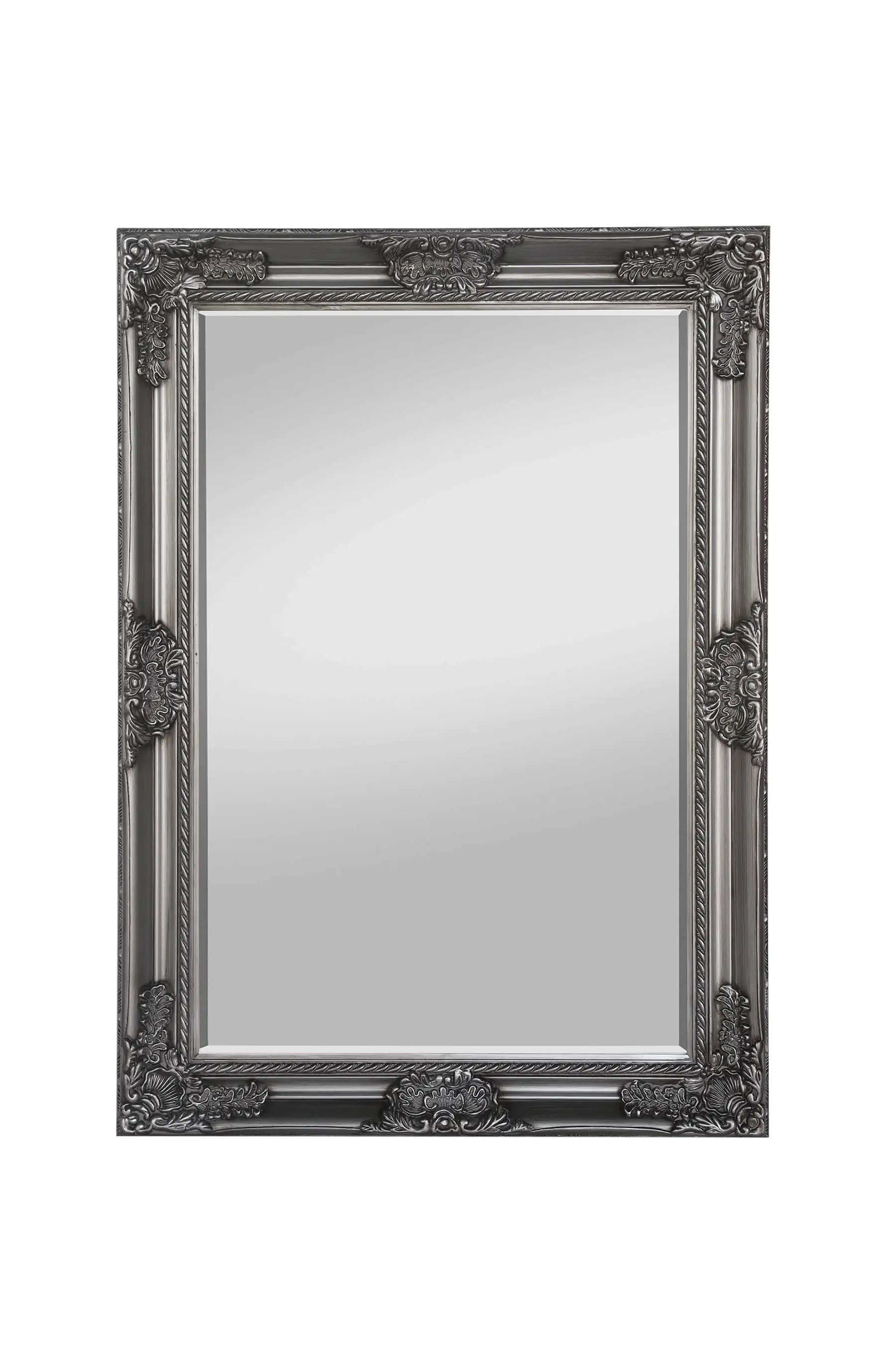 TrendLine Wandspiegel Antik silber 70 x 107 cm