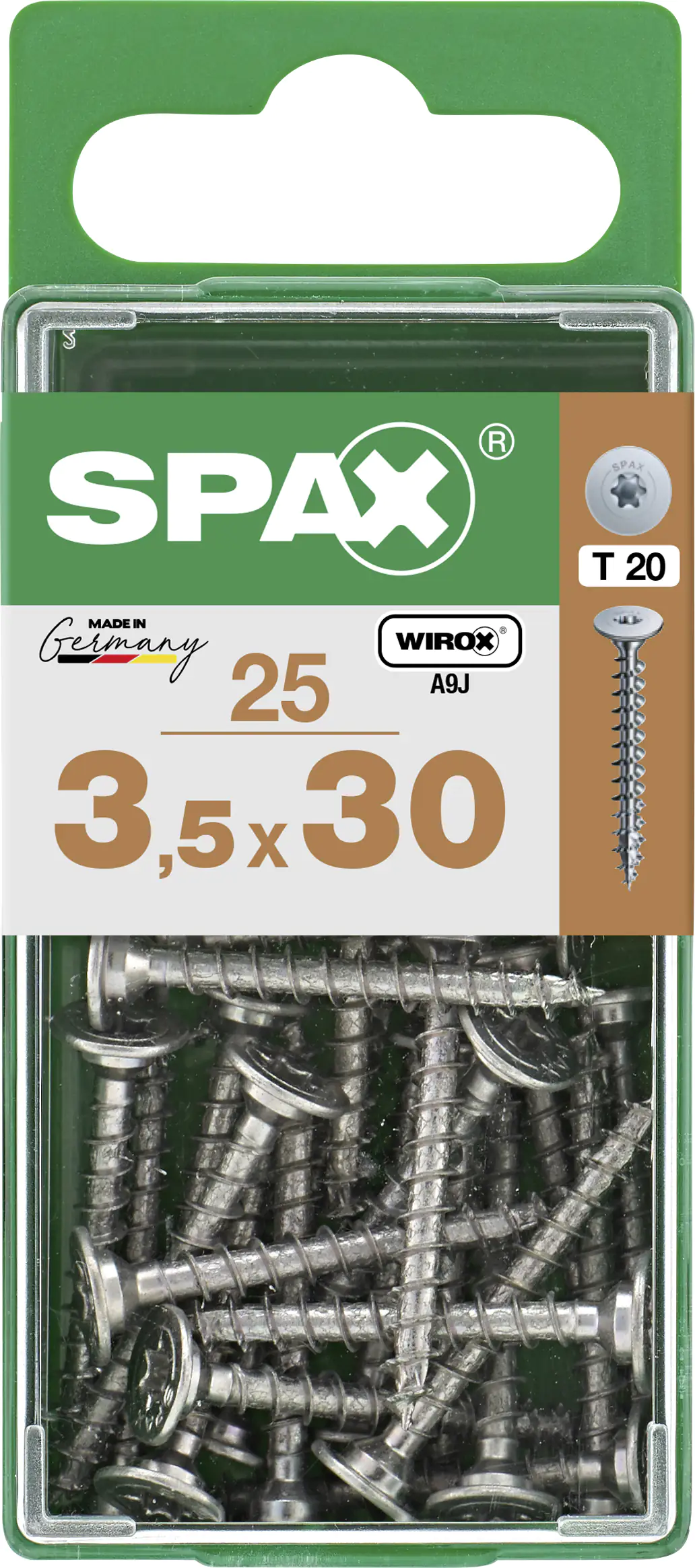 Spax Möbelbauschrauben 3.5 x 30 mm TX 20 - 25 Stk.