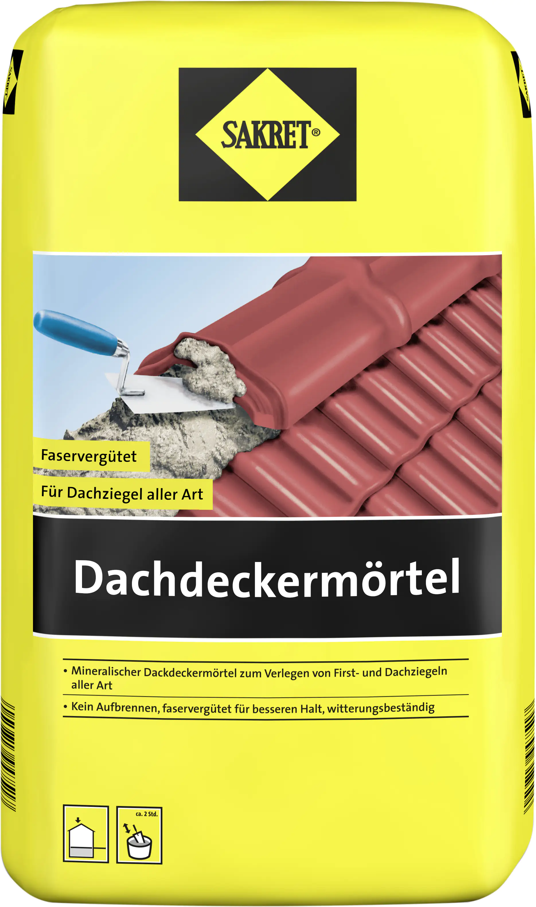 SAKRET Dachdeckermörtel 10 kg Sack rot