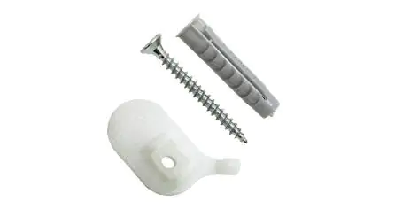 Gardinia Deckenträger für Alu-Vorhangschiene weiß, 1-läufig, 2 Stück