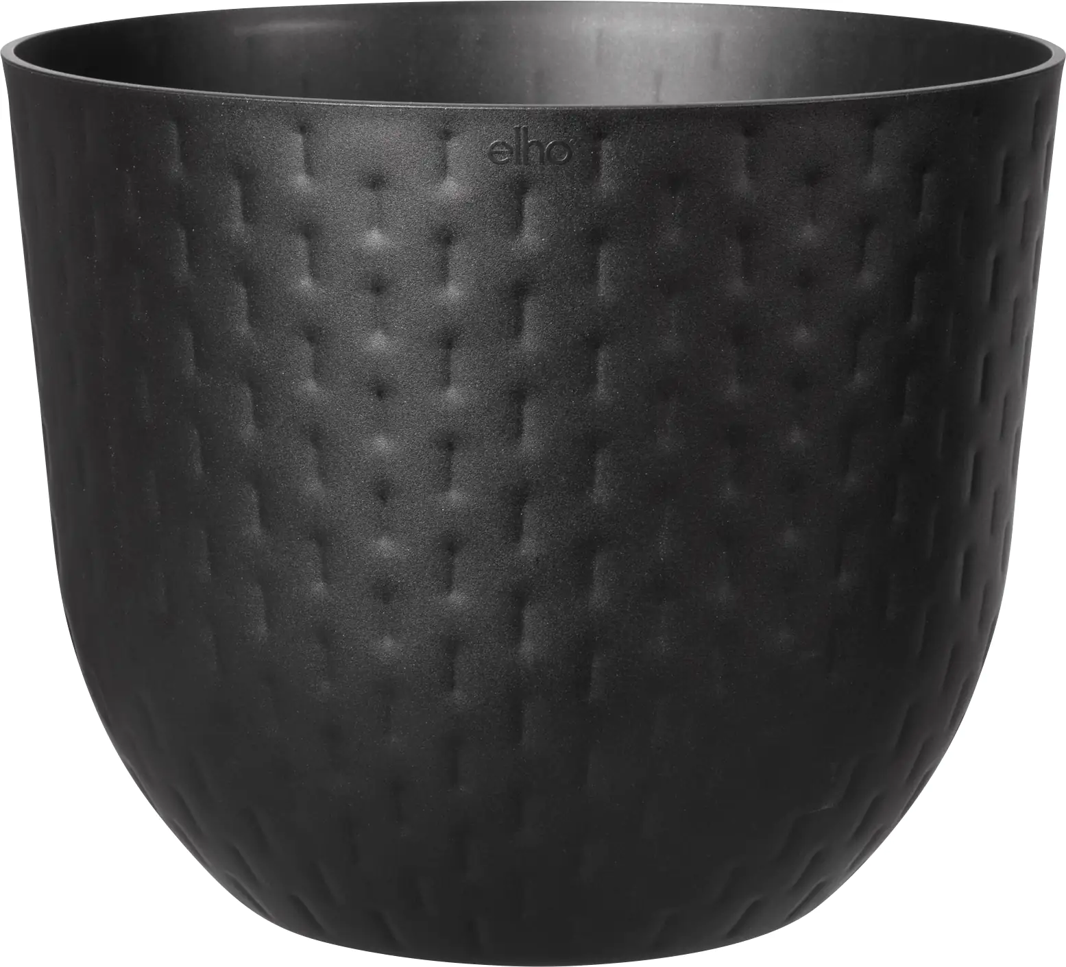 Elho Pflanztopf Fuente Grains Ø 29,4 x 24,3 cm onyx schwarz