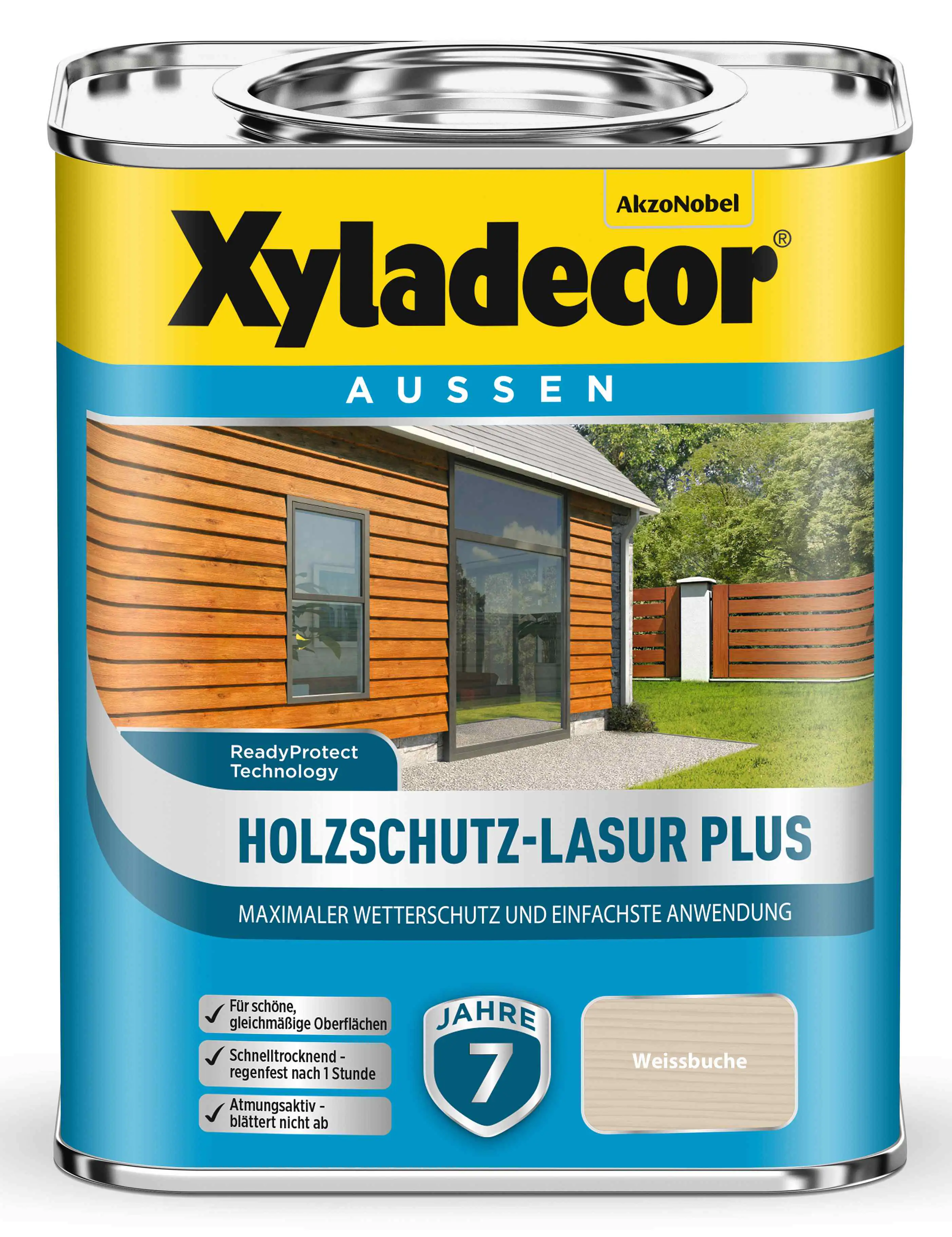 Xyladecor Holzschutz-Lasur 750 ml weißbuche Plus