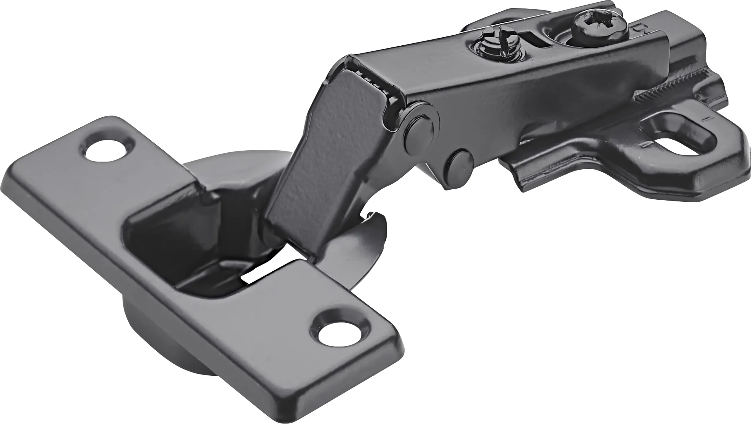 Hettich Topfscharnier SlideOn zum Aufschrauben vorliegend Ø 35 mm schwarz