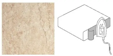 Getalit Kantenumleimer 65 x 4,4 cm travertin beige - 2 Stück