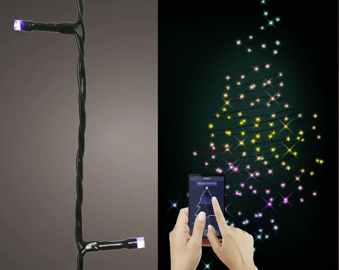 Kaemingk Lichterkette App gesteuert Dancing Lights 200 Lichter Kaemingk Lichterkette App gesteuert Dancing Lights 200 Lichter