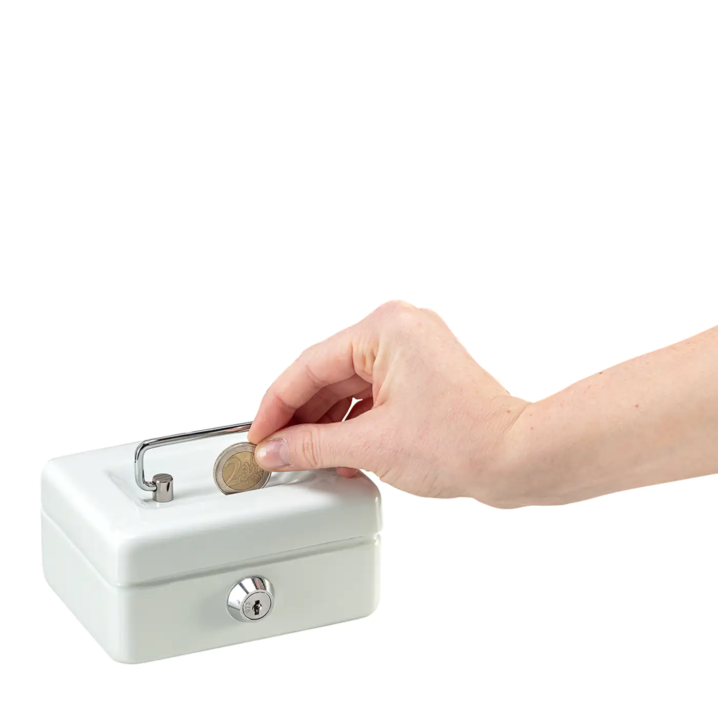 Burg Wächter Geldkassette Money 5012 125 x 95 x 60 mm weiß Burg Wächter Geldkassette Money 5012 125 x 95 x 60 mm weiß