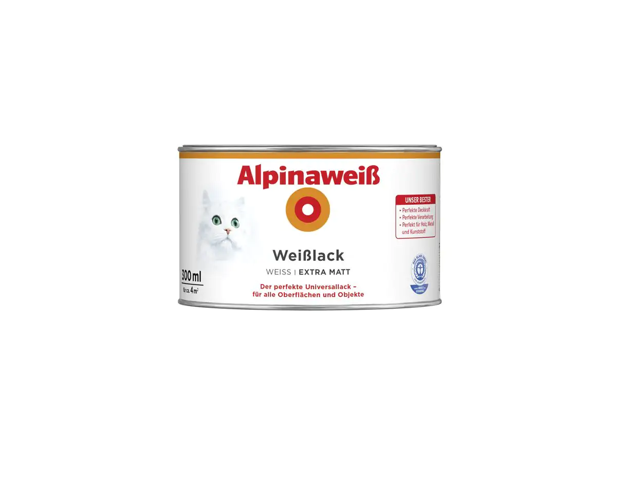 Alpinaweiß Weißlack 300 ml extra matt Alpinaweiß Weißlack 300 ml extra matt