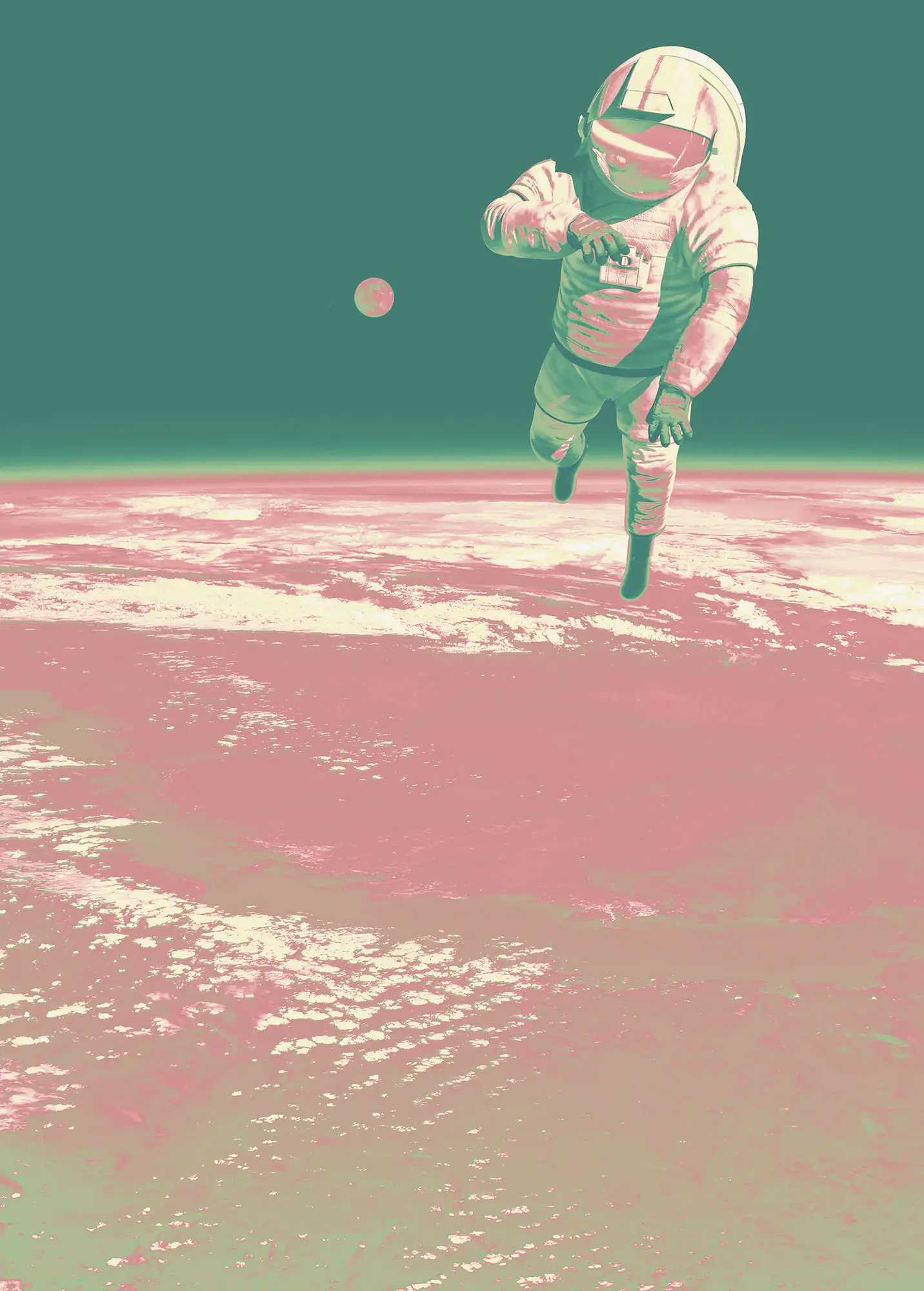 Komar Vlies Fototapete Spacewalk 200 x 280 cm Komar Vlies Fototapete Spacewalk 200 x 280 cm