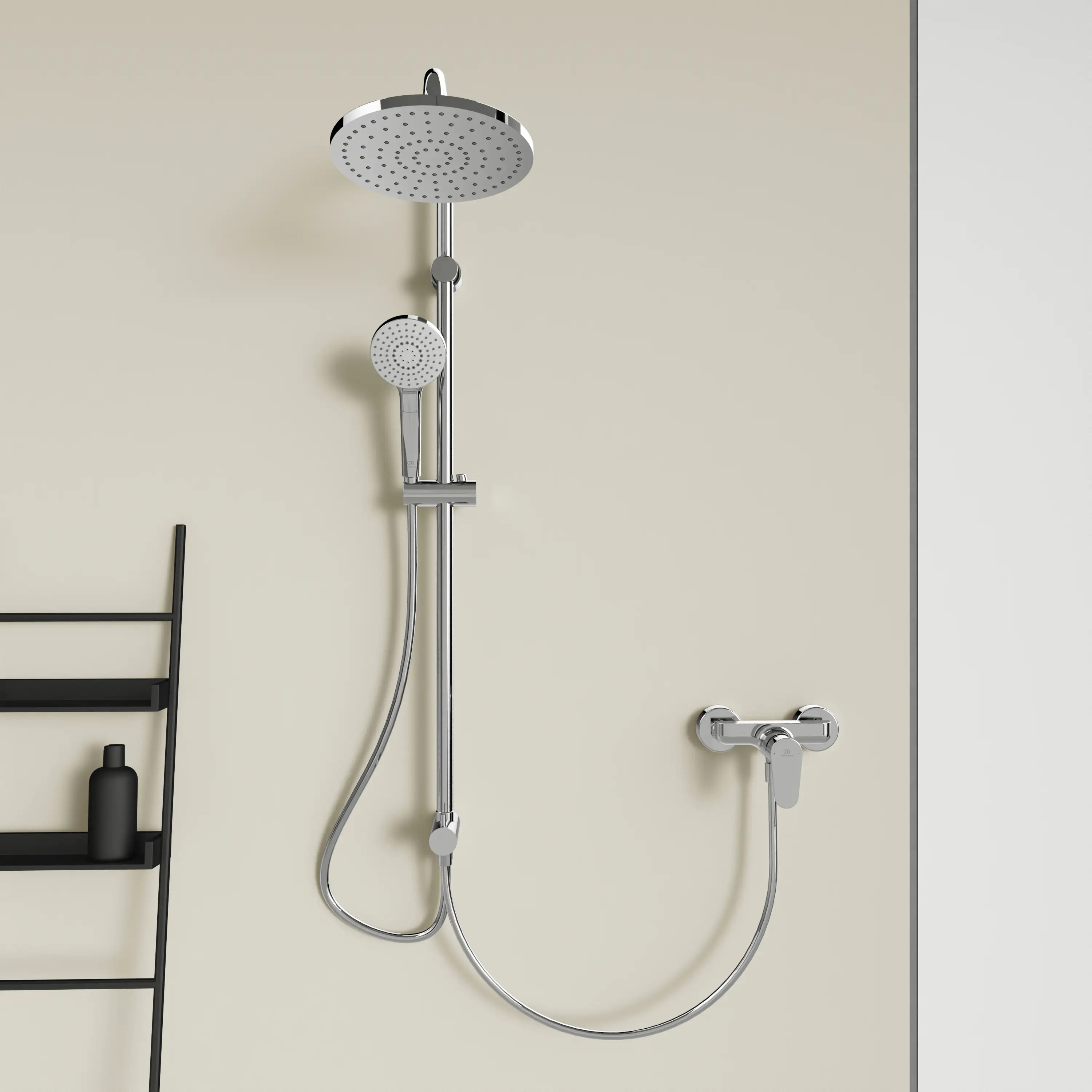 Ideal Standard Duschsystem IdealJet mit Umsteller chrom