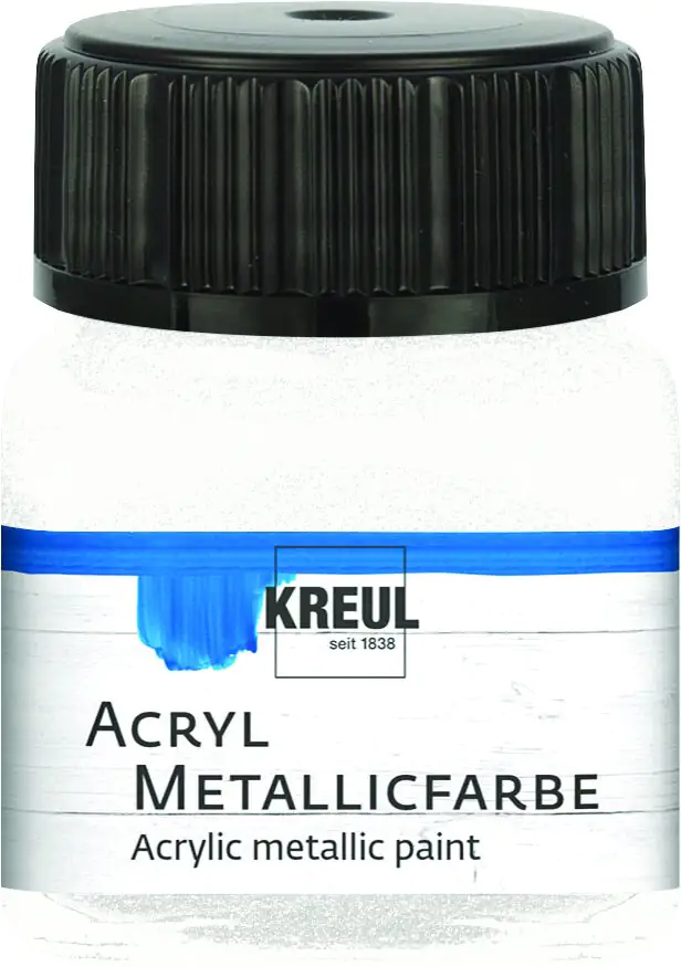 Kreul Acryl Metallicfarbe weiß 20 ml Kreul Acryl Metallicfarbe weiß 20 ml