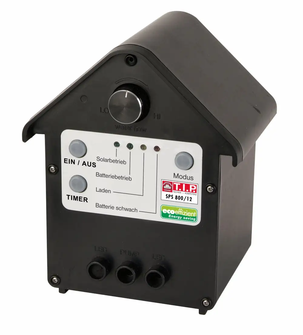 T.I.P. Solar-Teichpumpe SPS 800/12 Max. Fördermenge: 800 l/h, 8 W