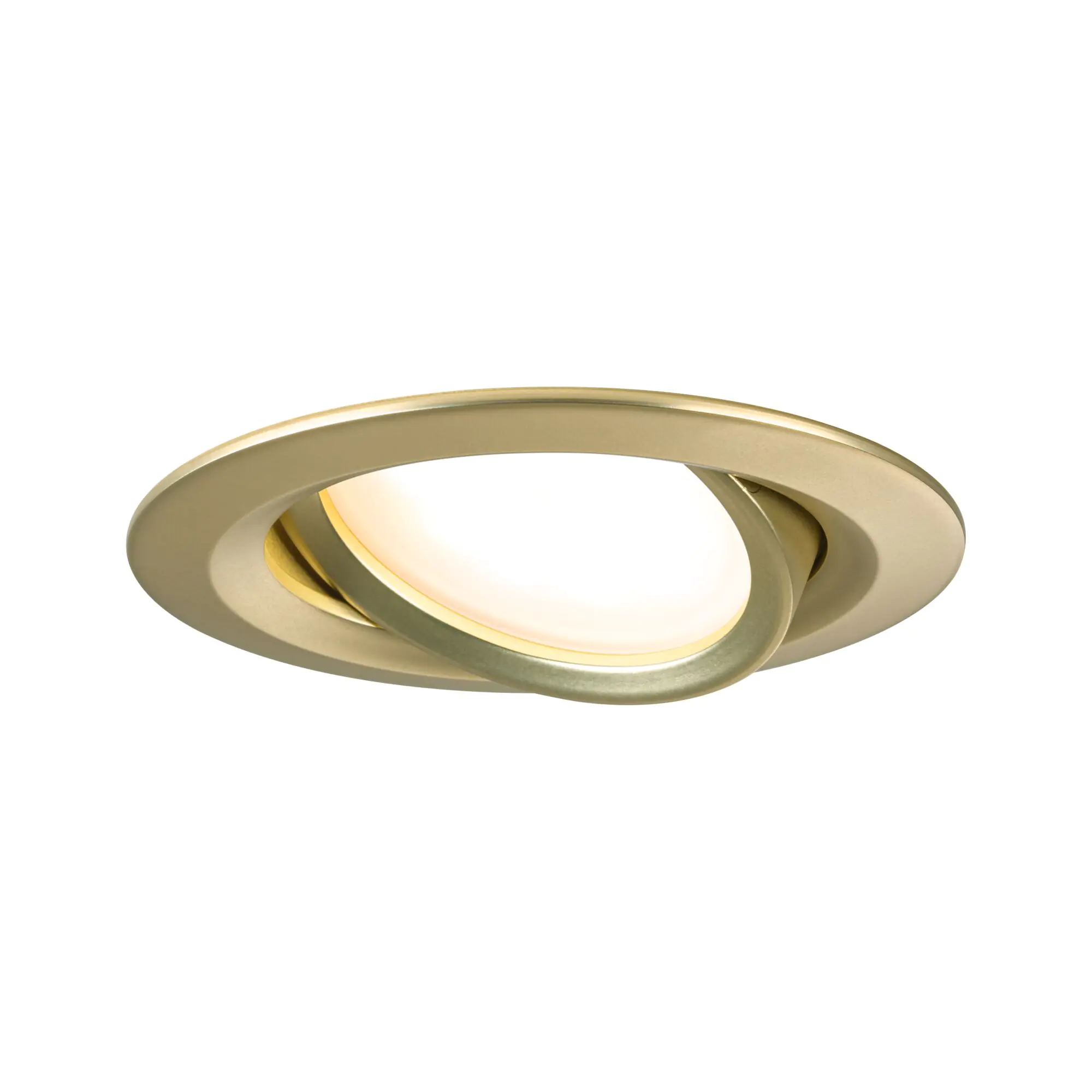 Paulmann LED-Einbauleuchte Nova 3x 6 W schwenkbar gold matt