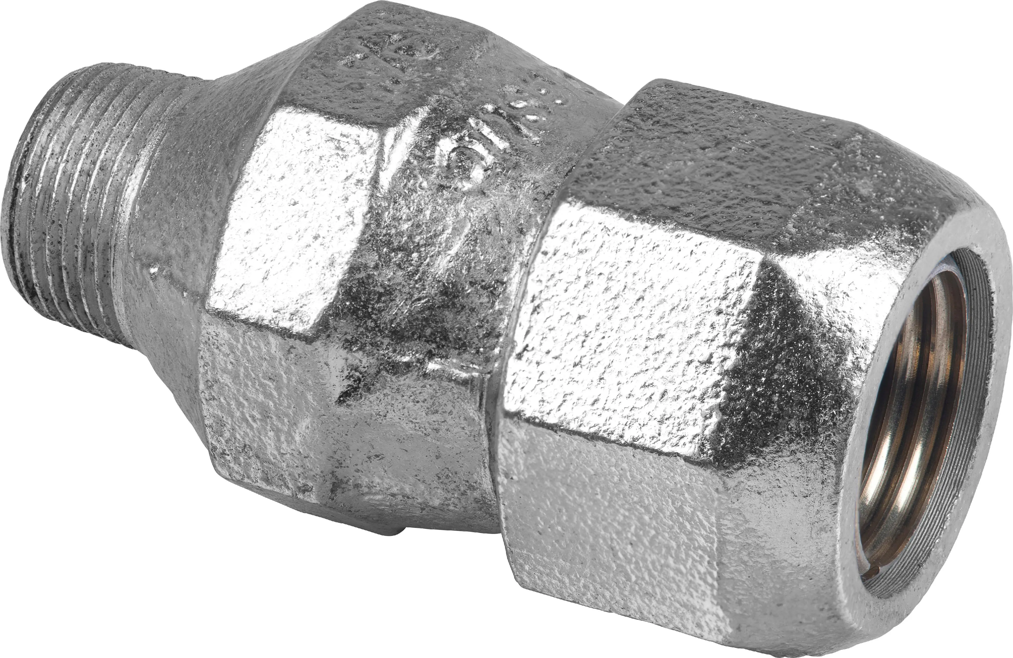 HAGE Klemmverschraubung verzinkt 3/4" Temperguss verzinkt, 3/4" AG