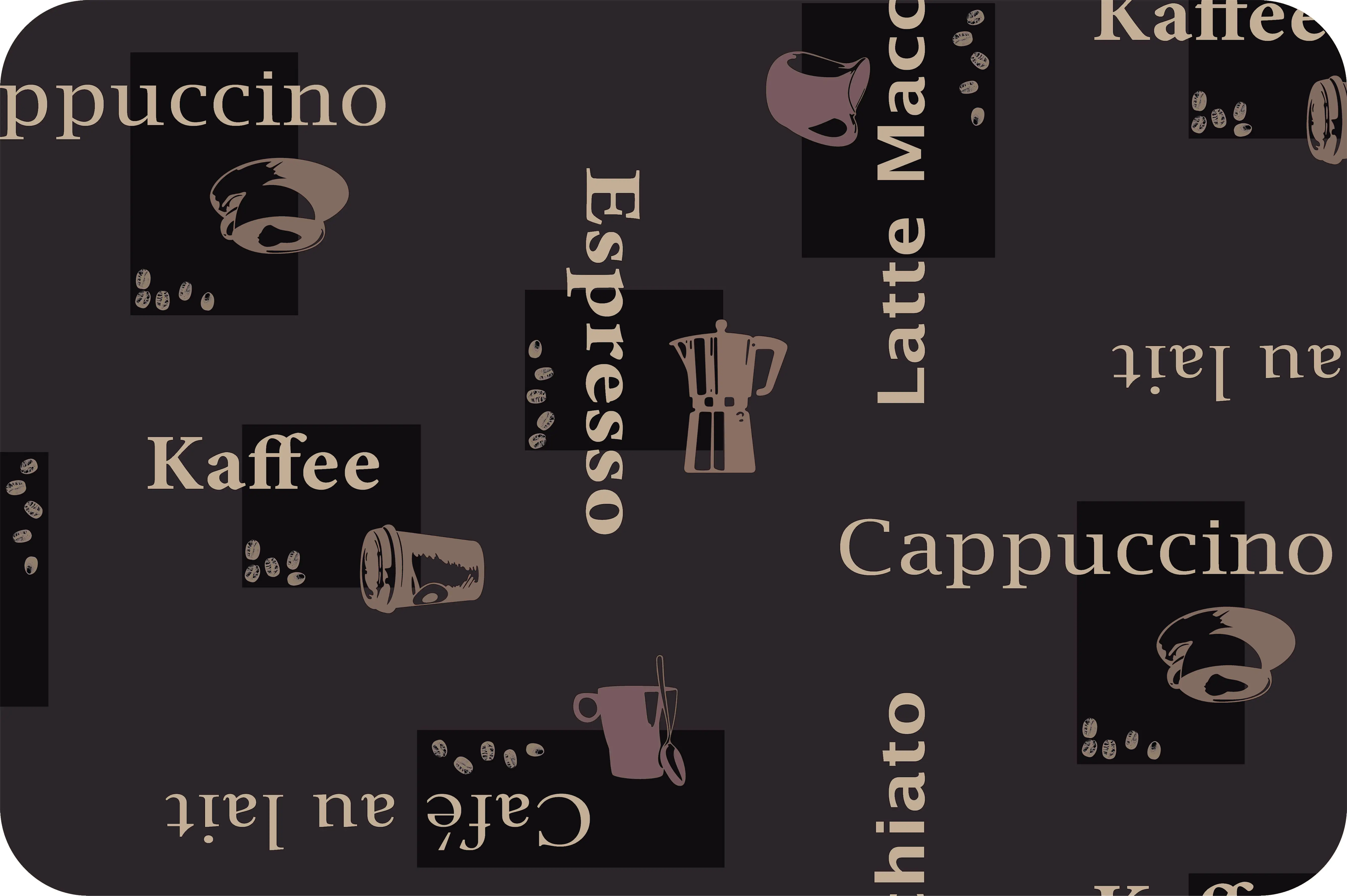 d-c-table® Tischset Rio Cappuccino 44 x 29 cm, braun