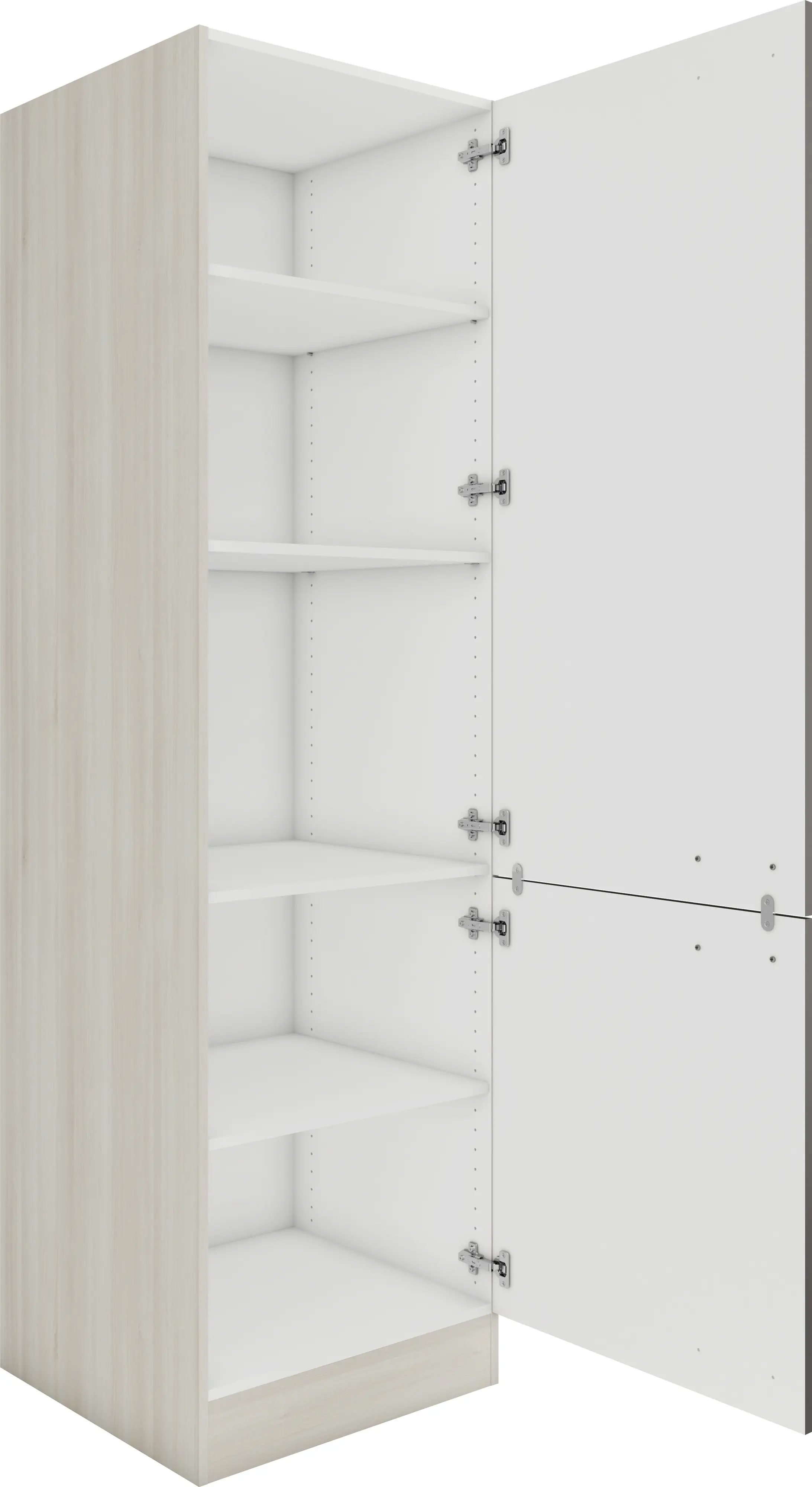 Optifit Hochschrank Faro 220 anthrazit/akazie 60 cm